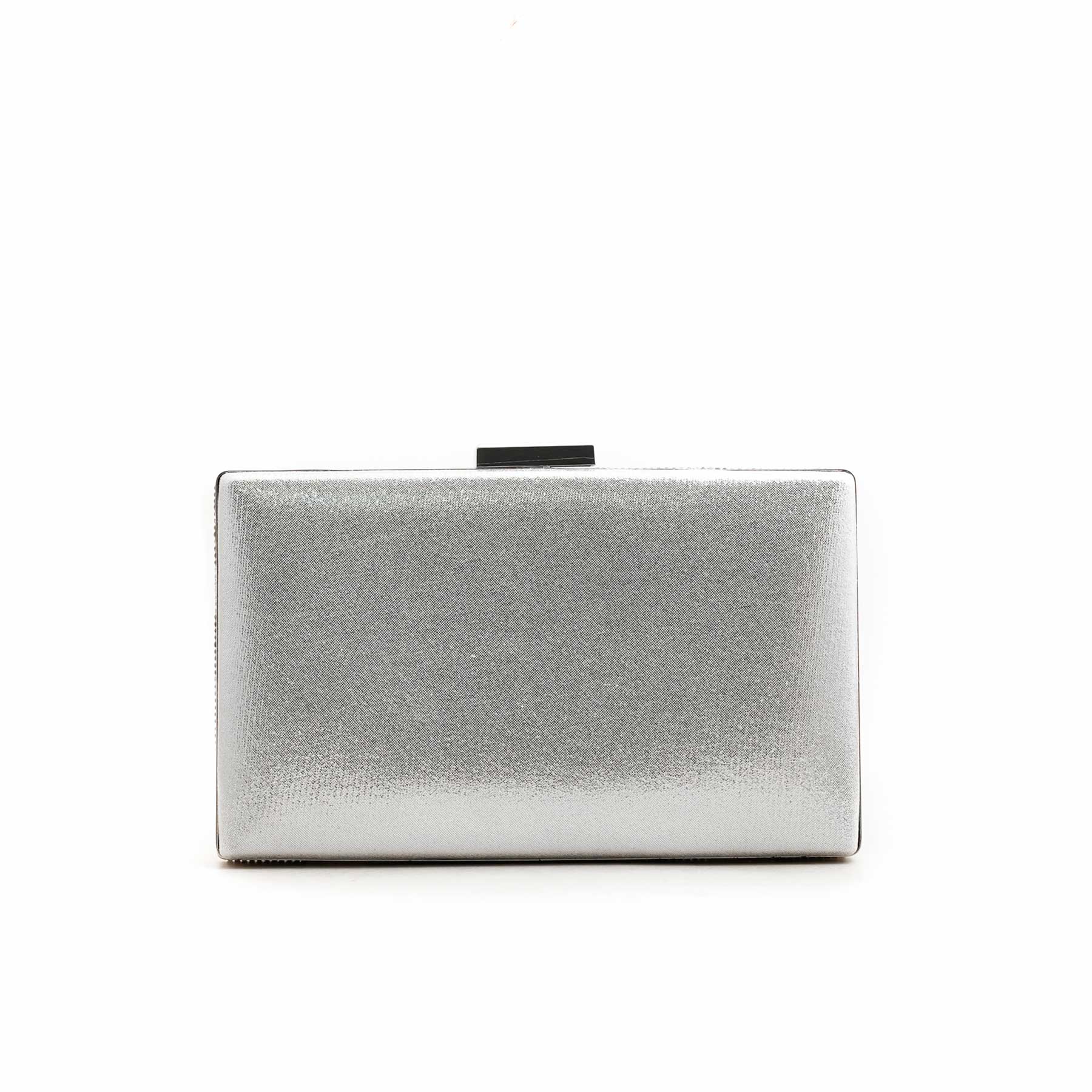 Silver Fancy Clutch P24235 - Image 4