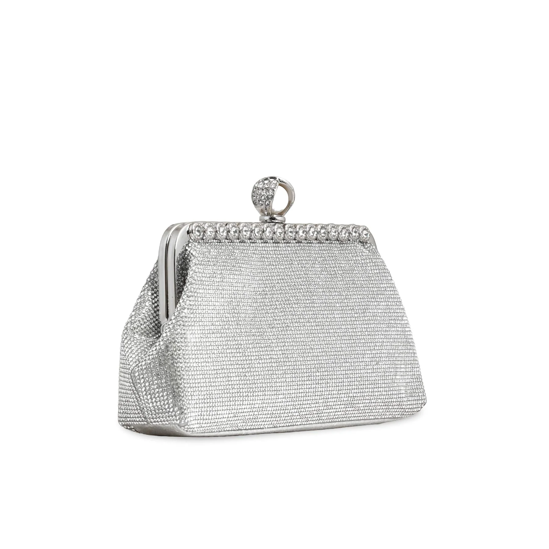 Silver Fancy Clutch p24239 - Image 2