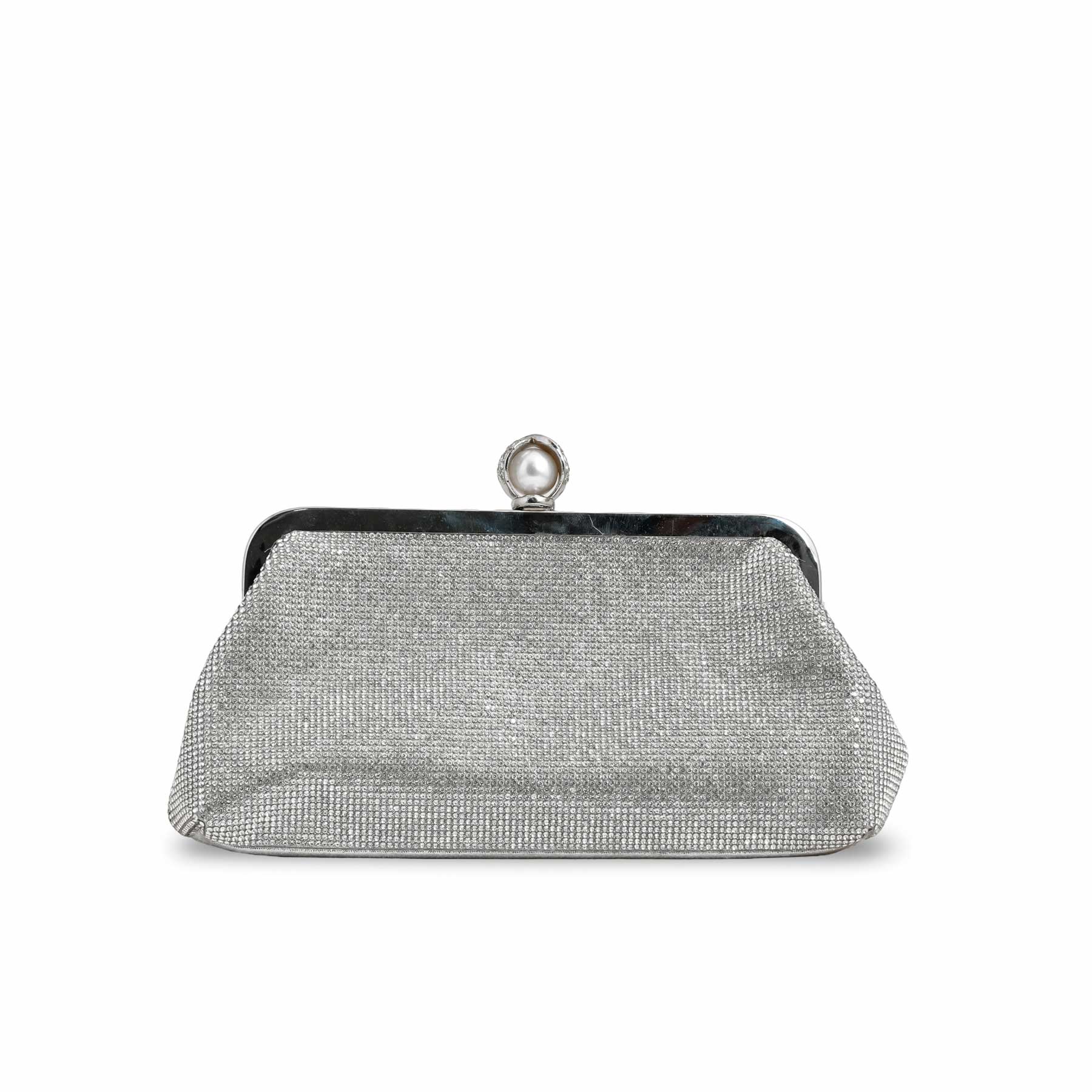 Silver Fancy Clutch p24239 - Image 3