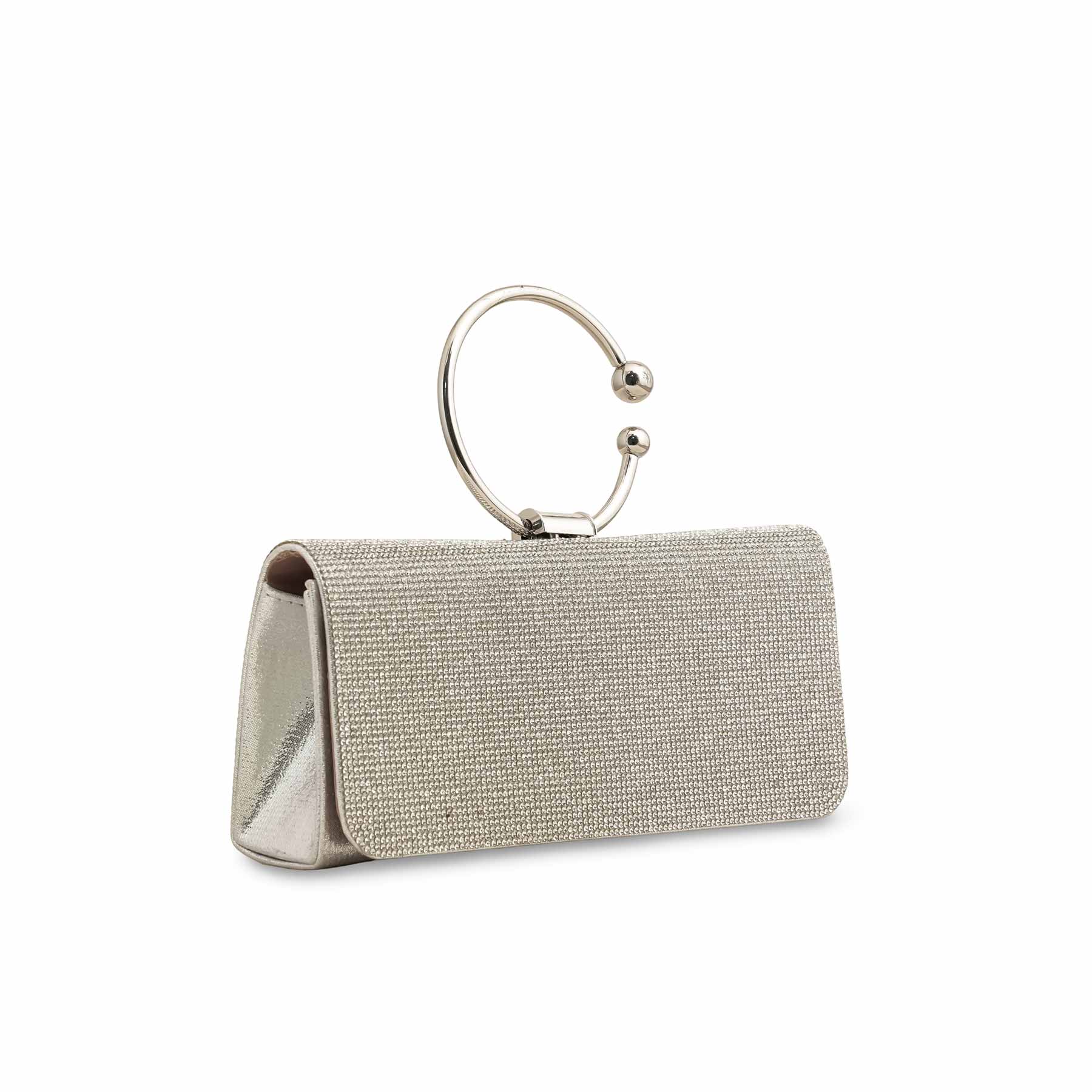 Silver Fancy Clutch P24329 - Image 3