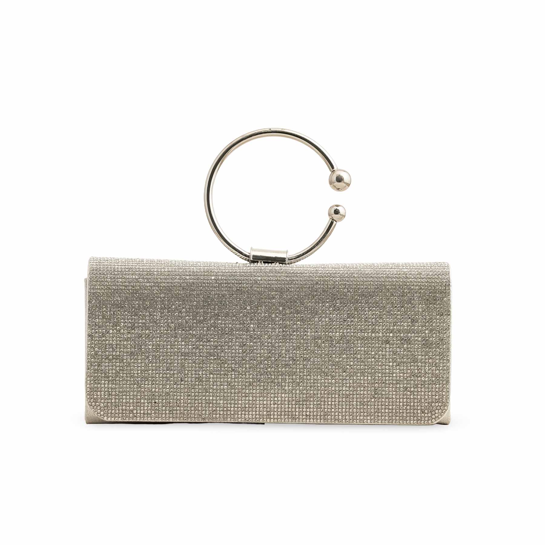 Silver Fancy Clutch P24329 - Image 4