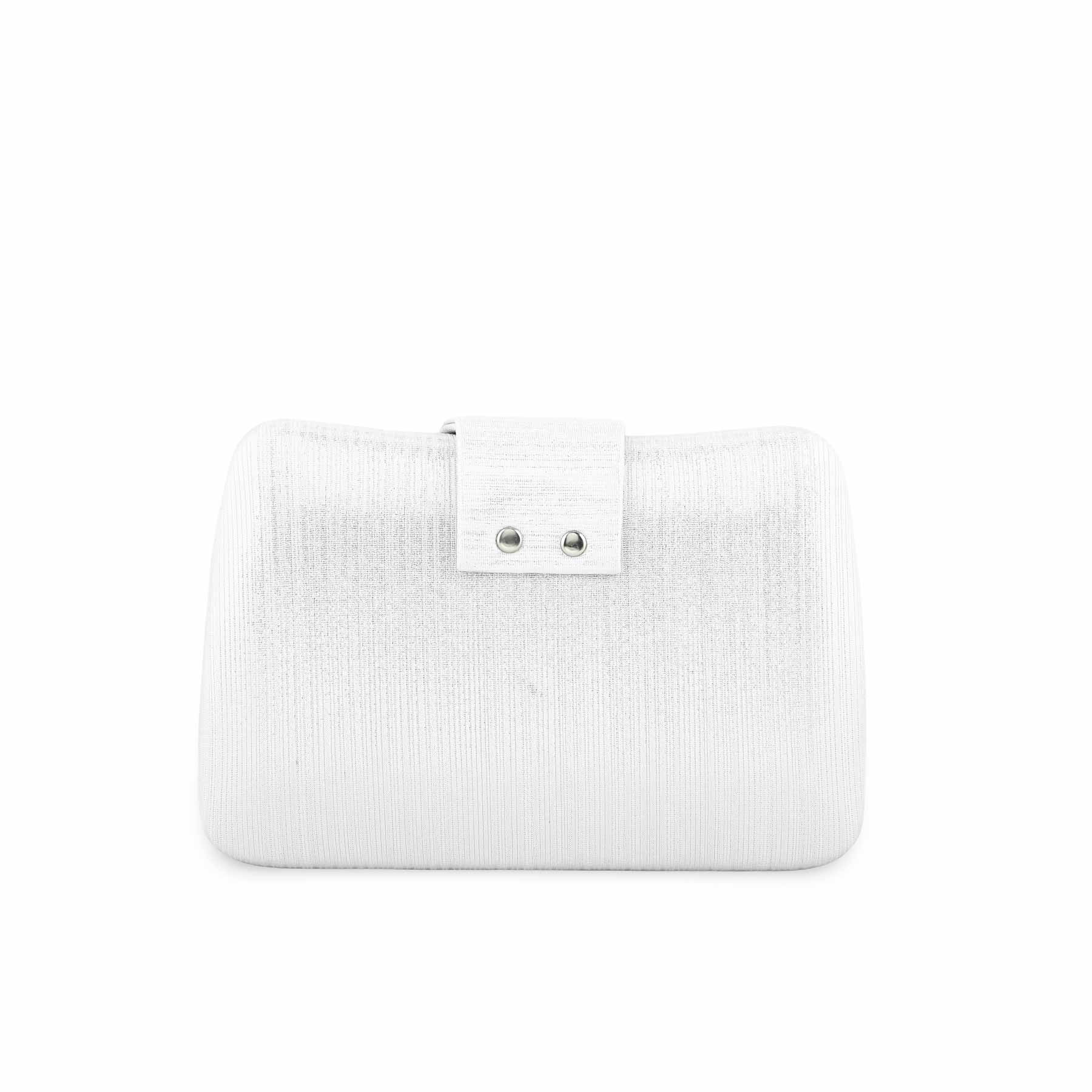 Silver Fancy Clutch P24391 - Image 4