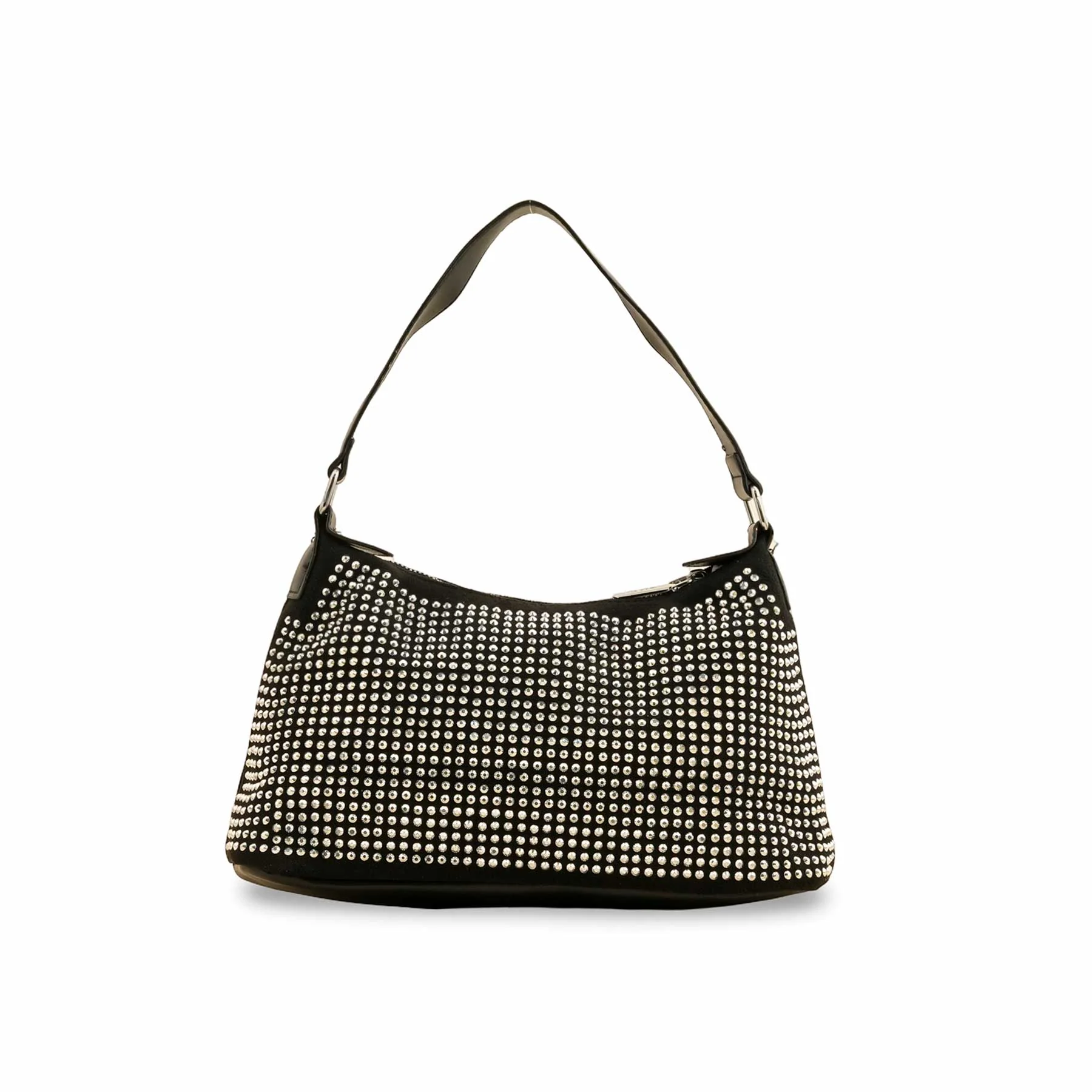 Silver Fancy Hand Bag For Ladies P36197