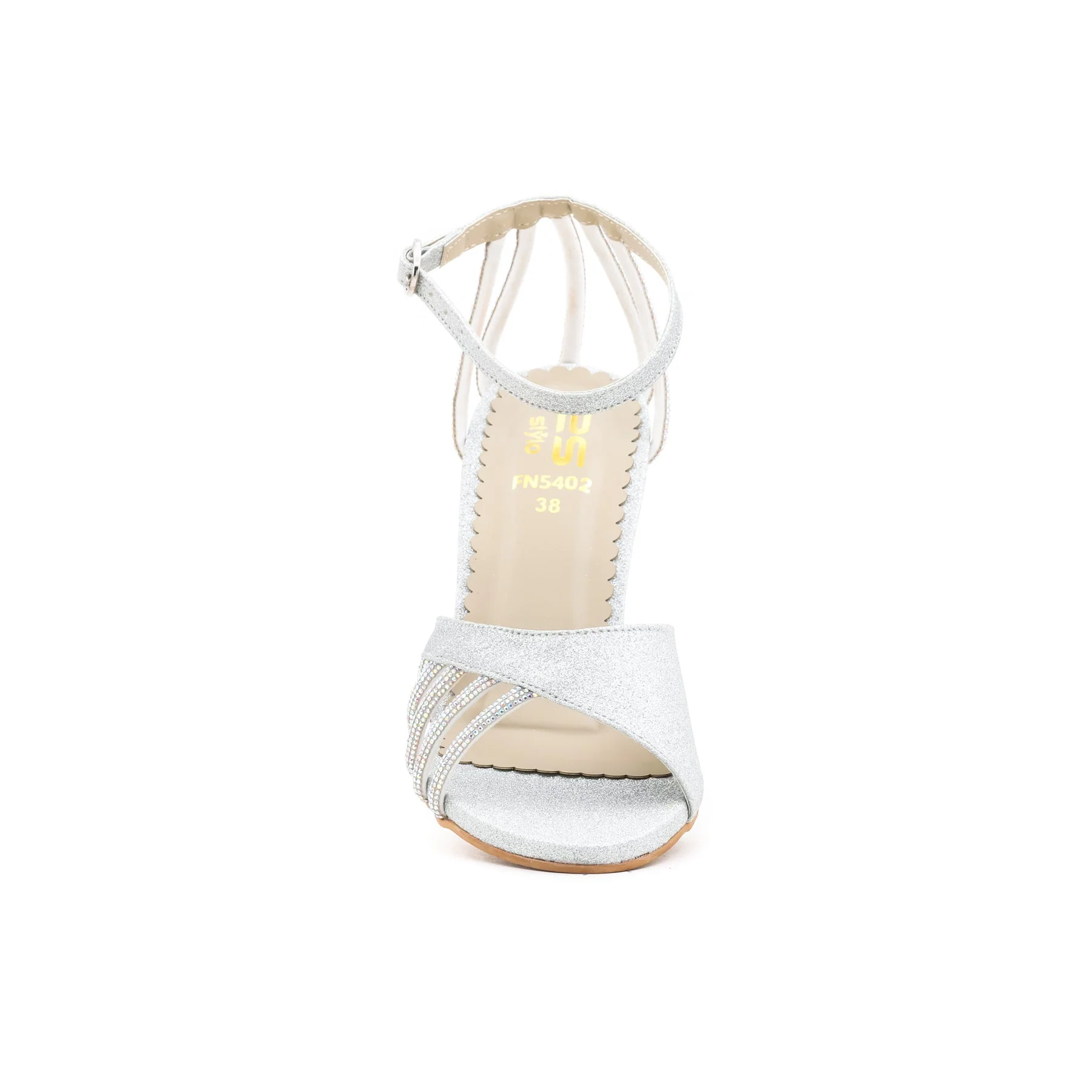 Silver Fancy Sandal FN5402 - Image 4
