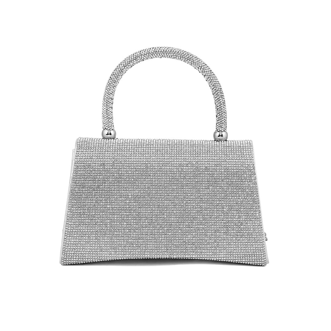 Silver Fancy Shoulder Bag P24326 - Image 3