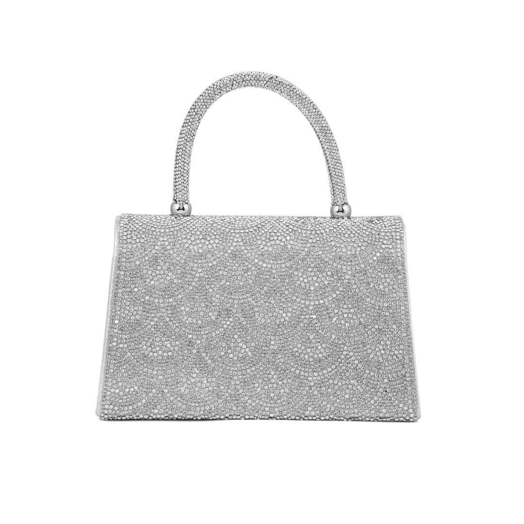 Silver Fancy Shoulder Bag P24334 - Image 4