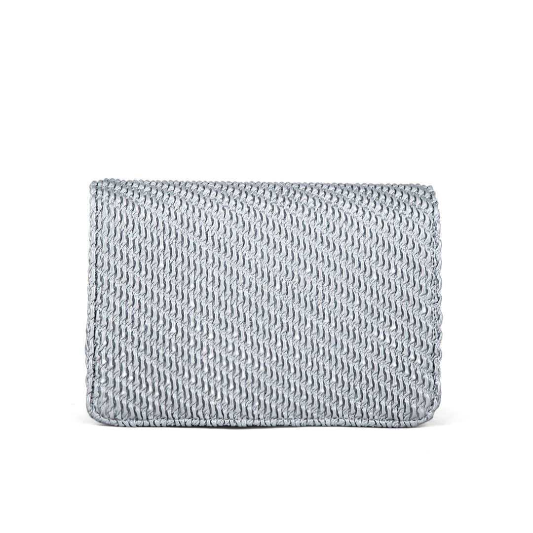 Silver Fancy Shoulder Bag P55617 - Image 4