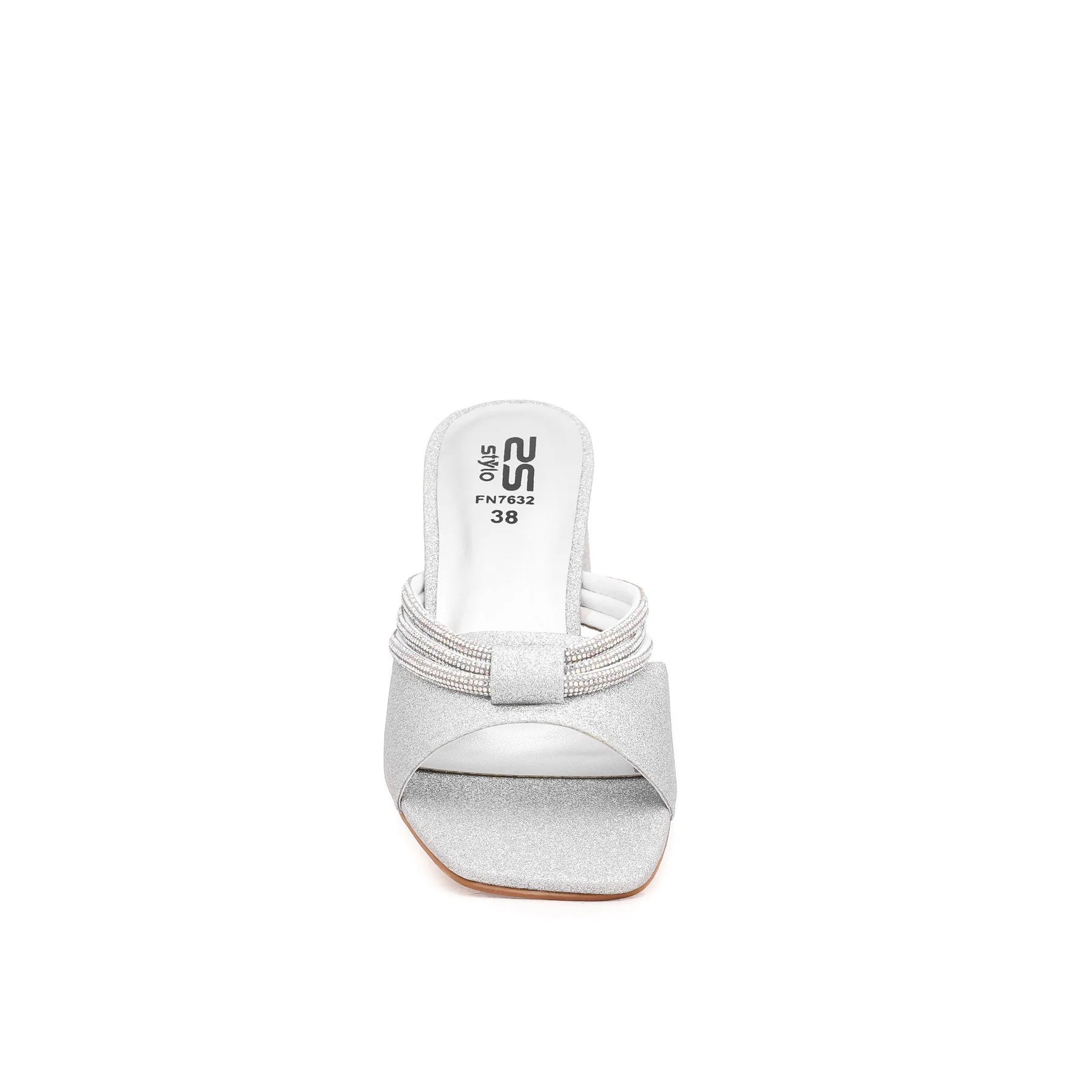 Silver Fancy Slipper FN7632 - Image 3