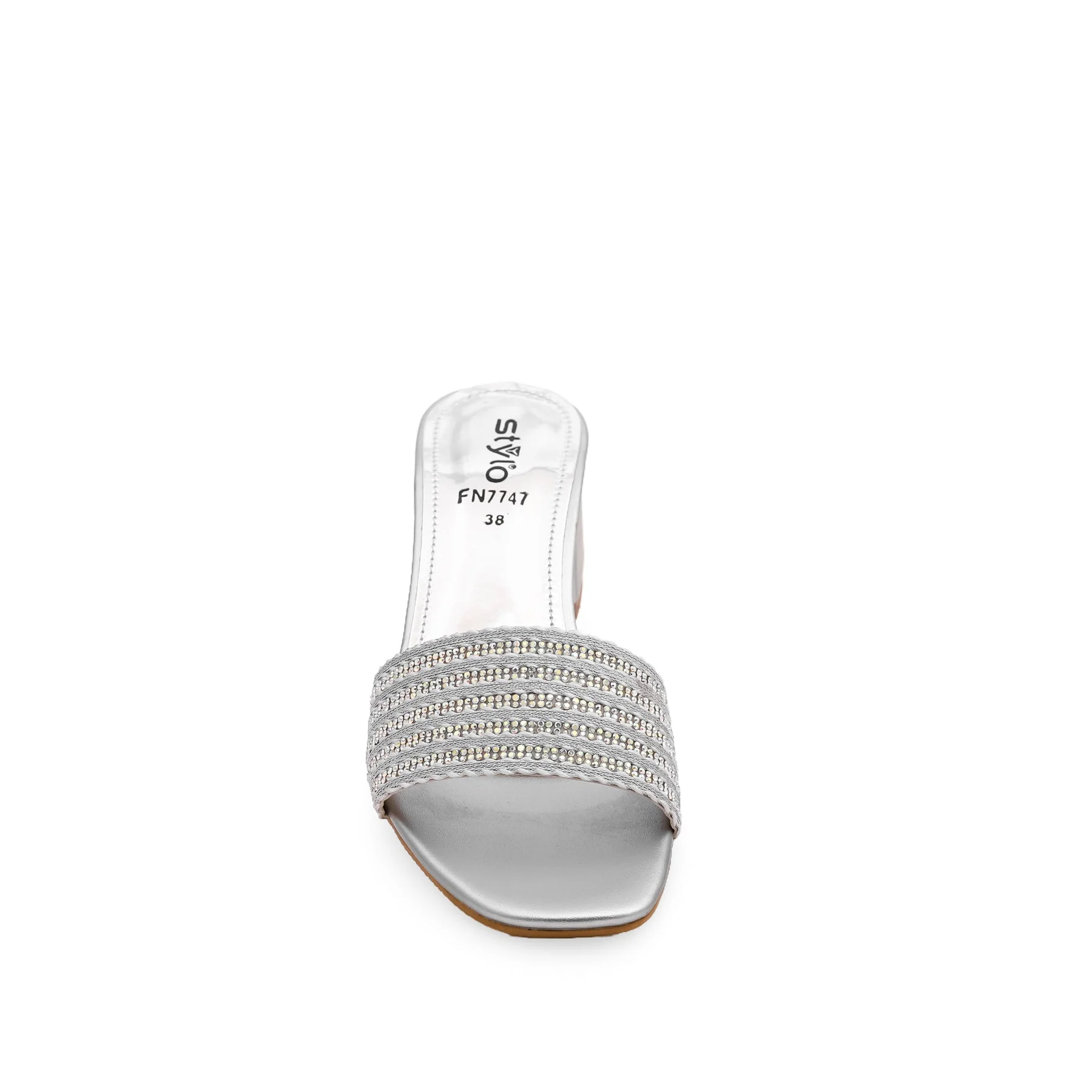Silver Fancy Slipper FN7747 - Image 3