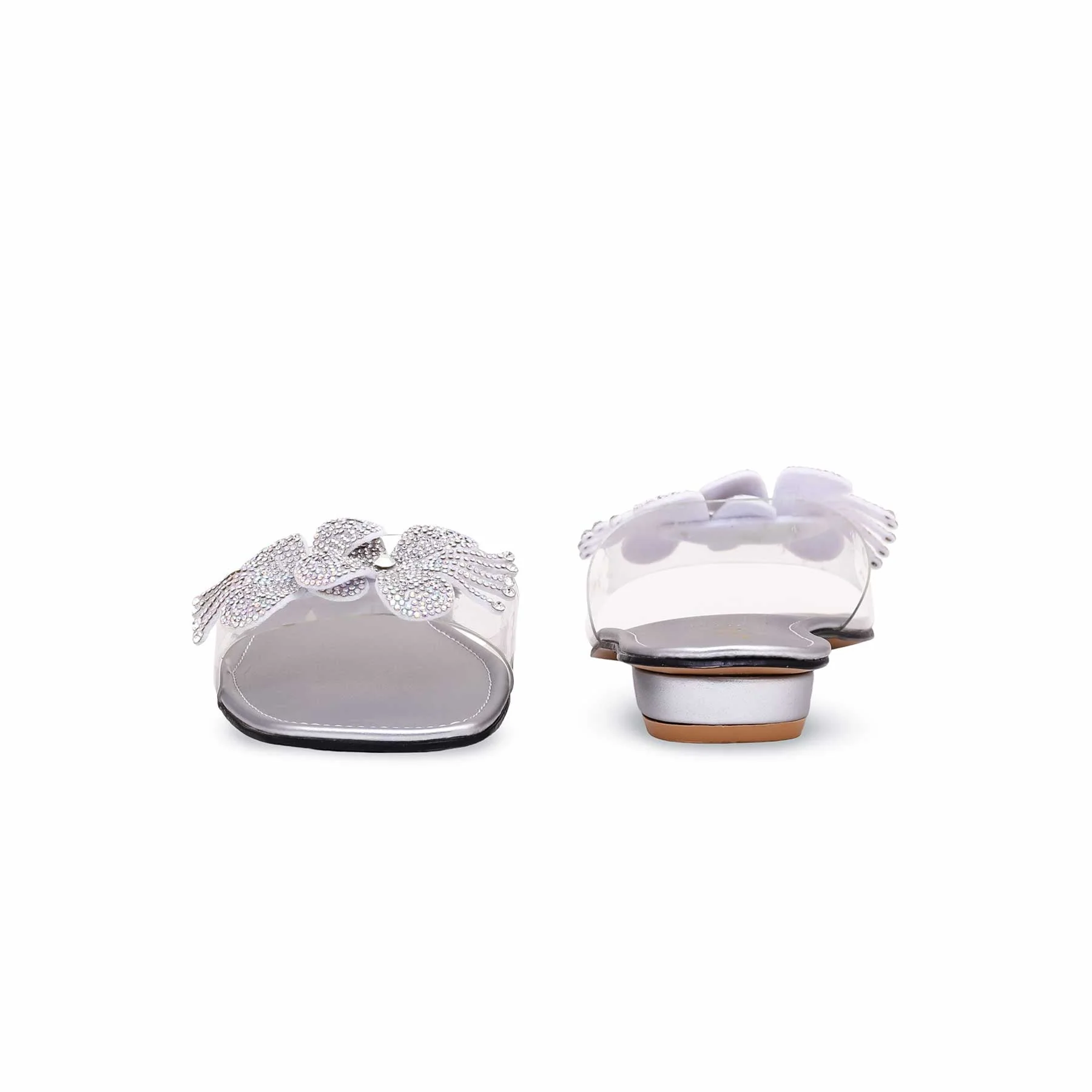 Silver Fancy Slipper FN7778 - Image 3