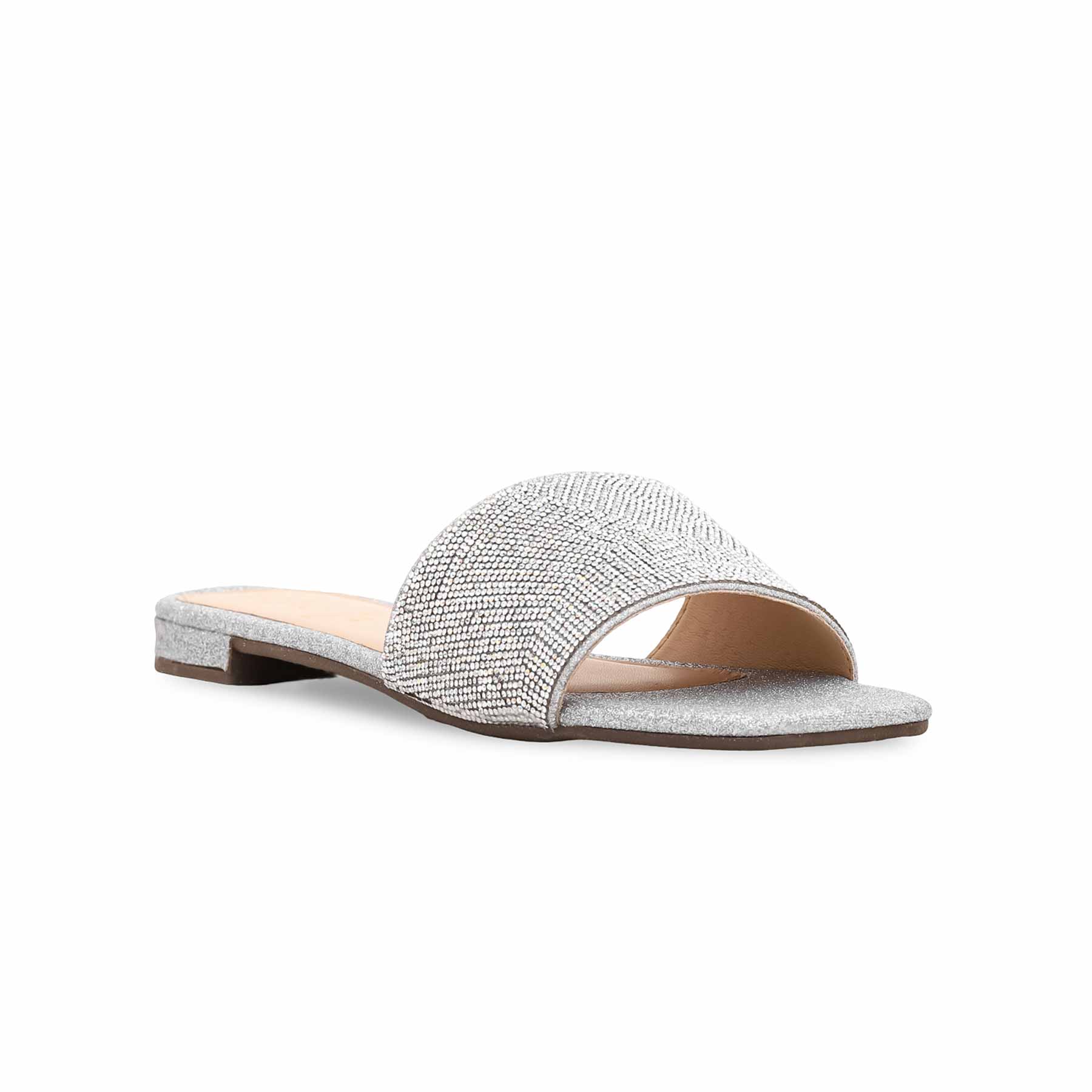 Silver Fancy Slipper FN7785 - Image 2