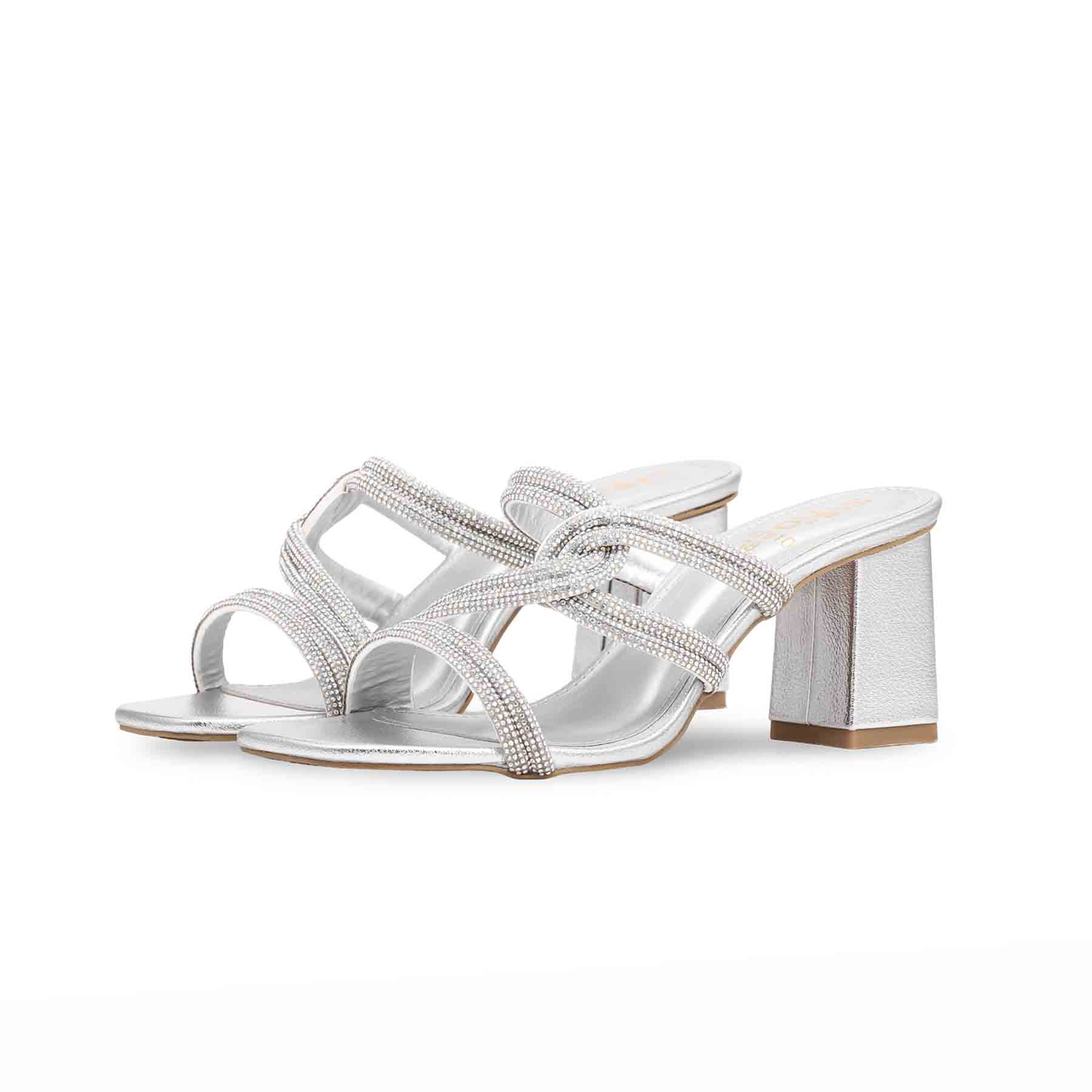 Silver Fancy Slipper FN7810 - Image 2