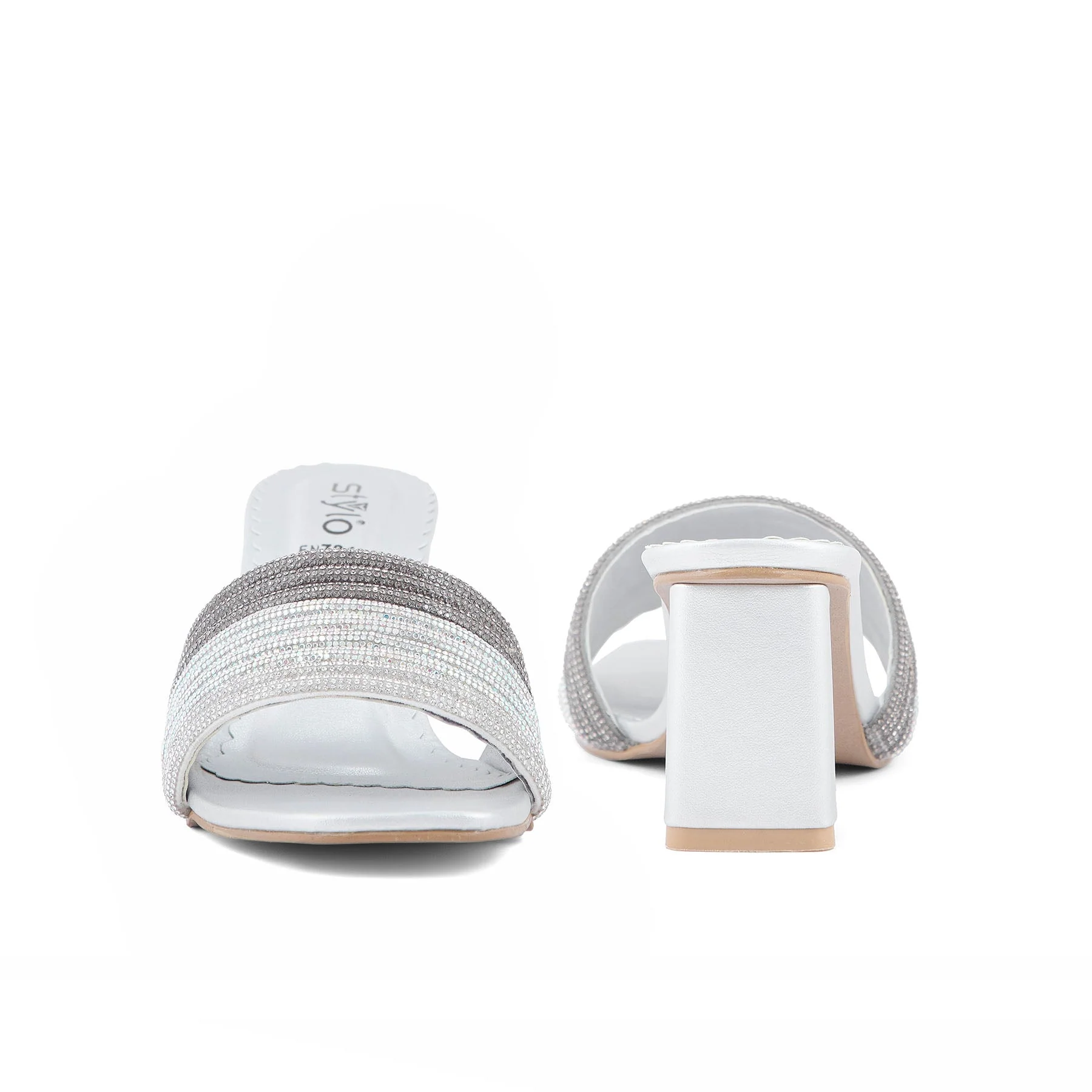 Silver Fancy Slipper FN7815 - Image 4