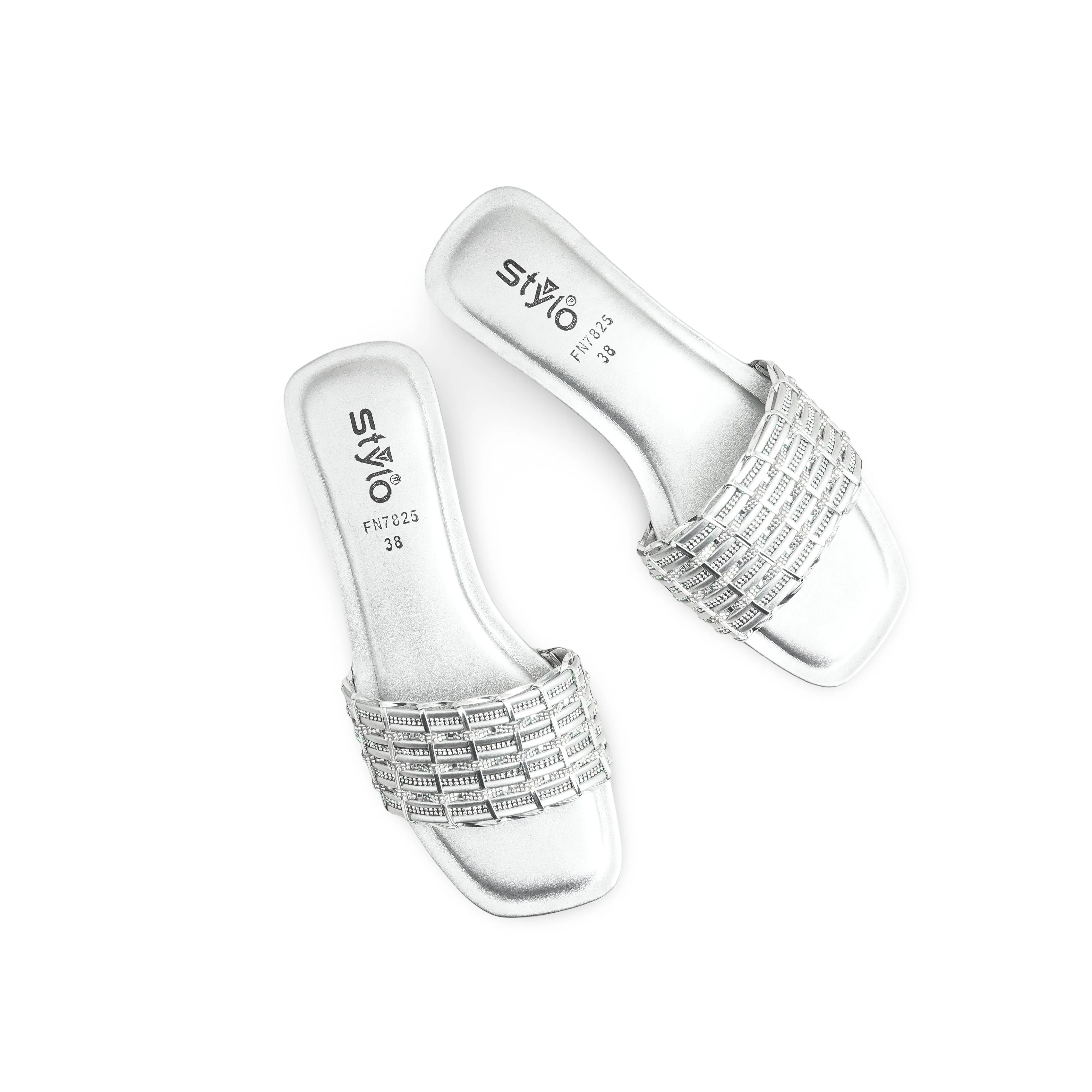 Silver Fancy Slipper FN7825 - Image 5