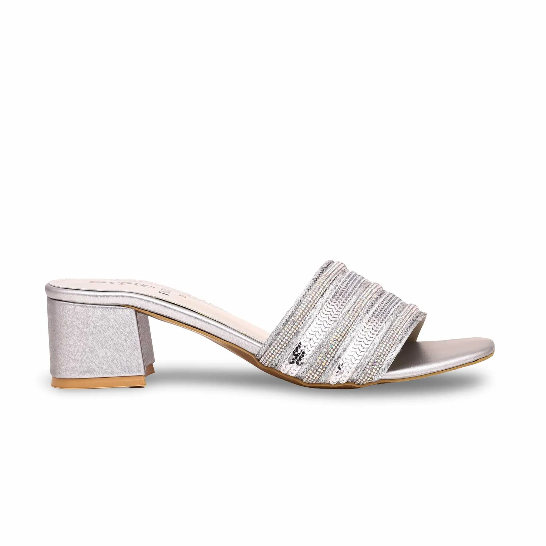 Silver Fancy Slipper FN7830 - Image 2