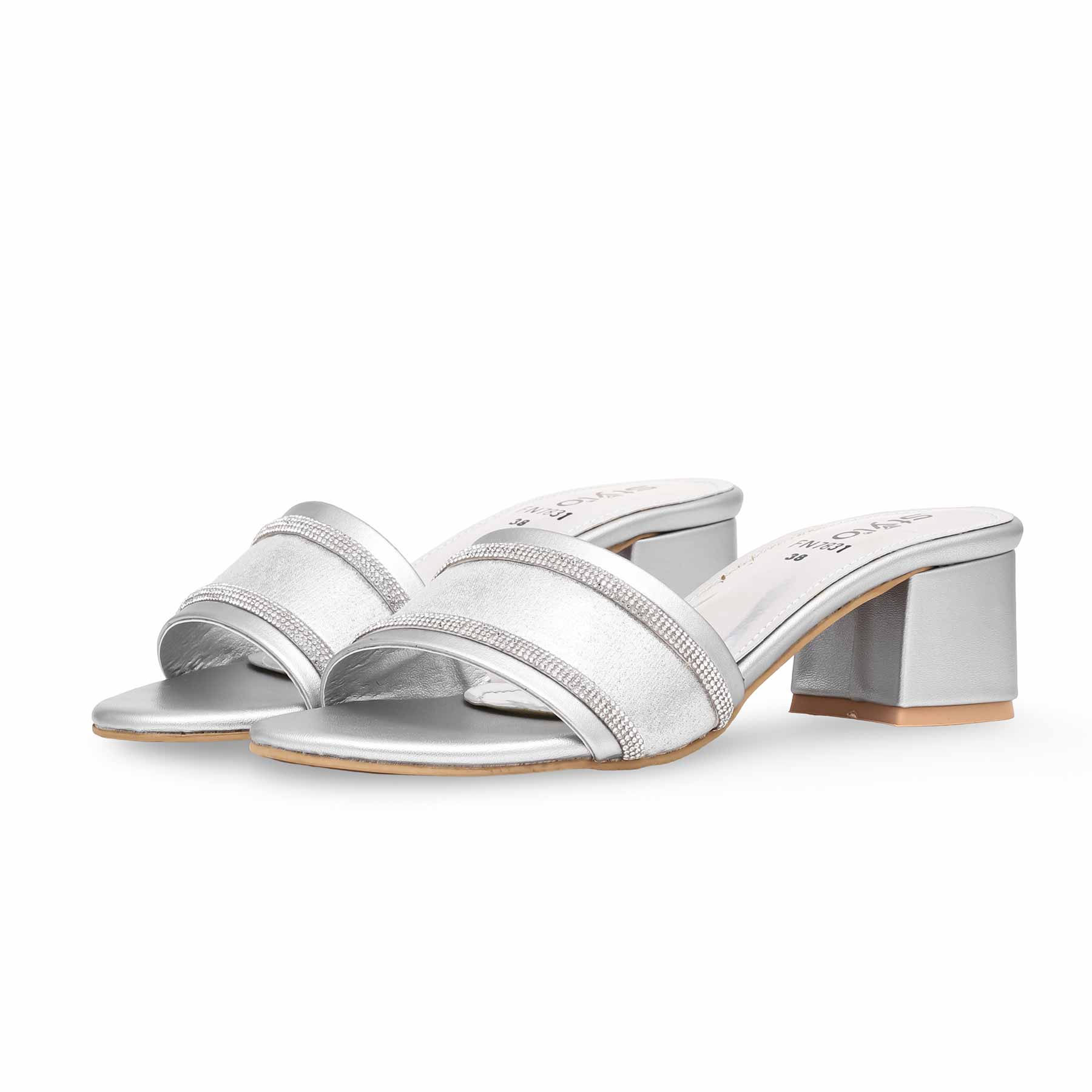 Silver Fancy Slipper FN7831 - Image 3