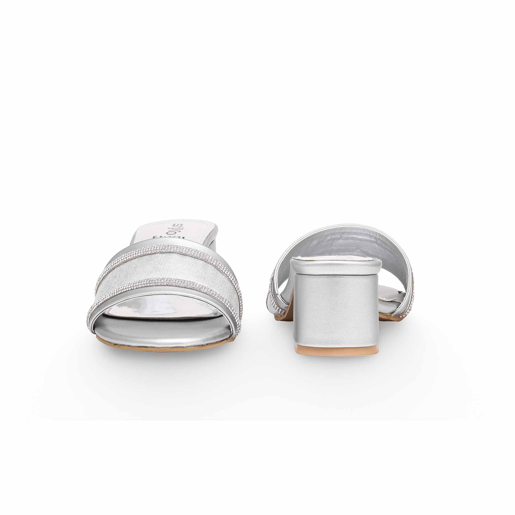 Silver Fancy Slipper FN7831 - Image 4