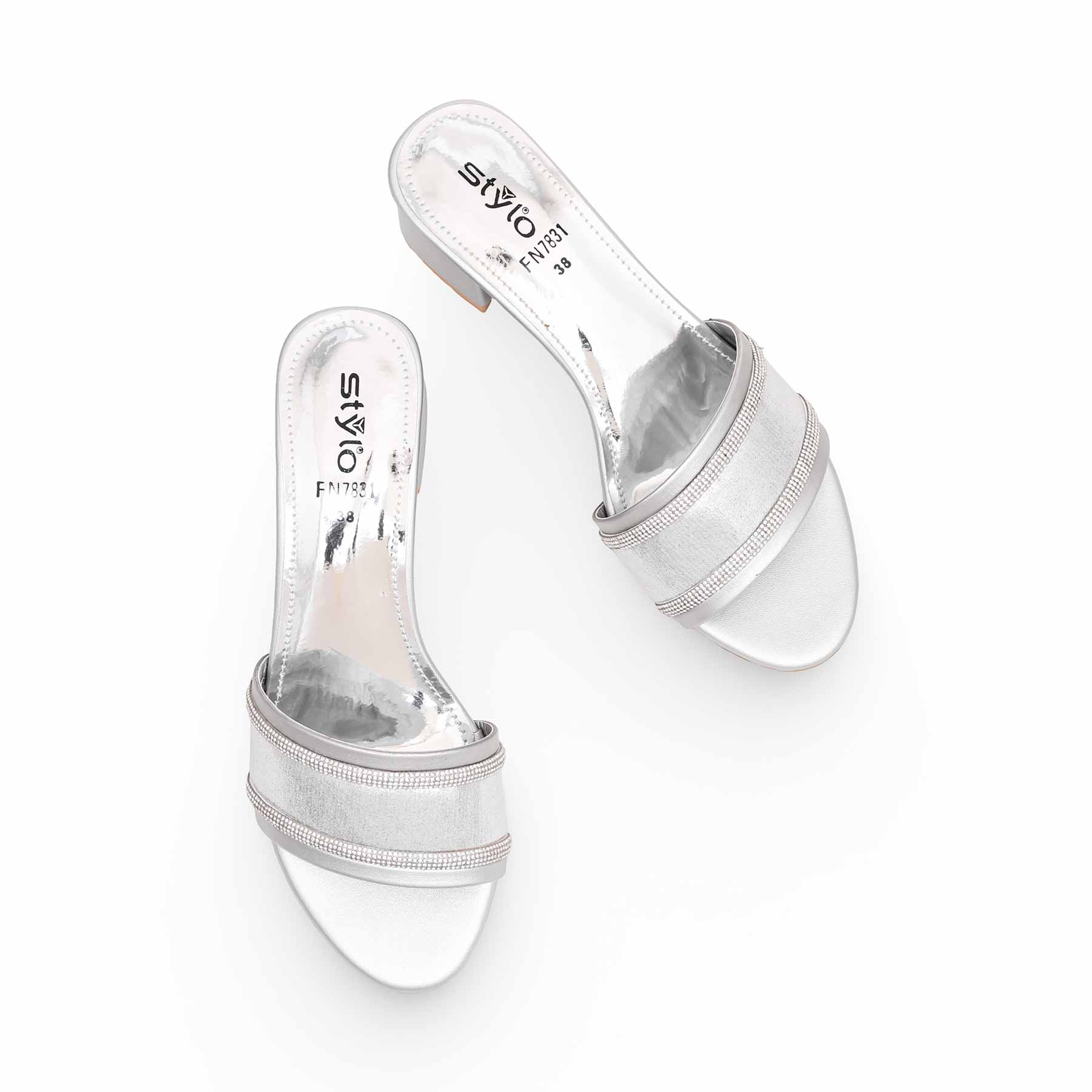 Silver Fancy Slipper FN7831 - Image 5