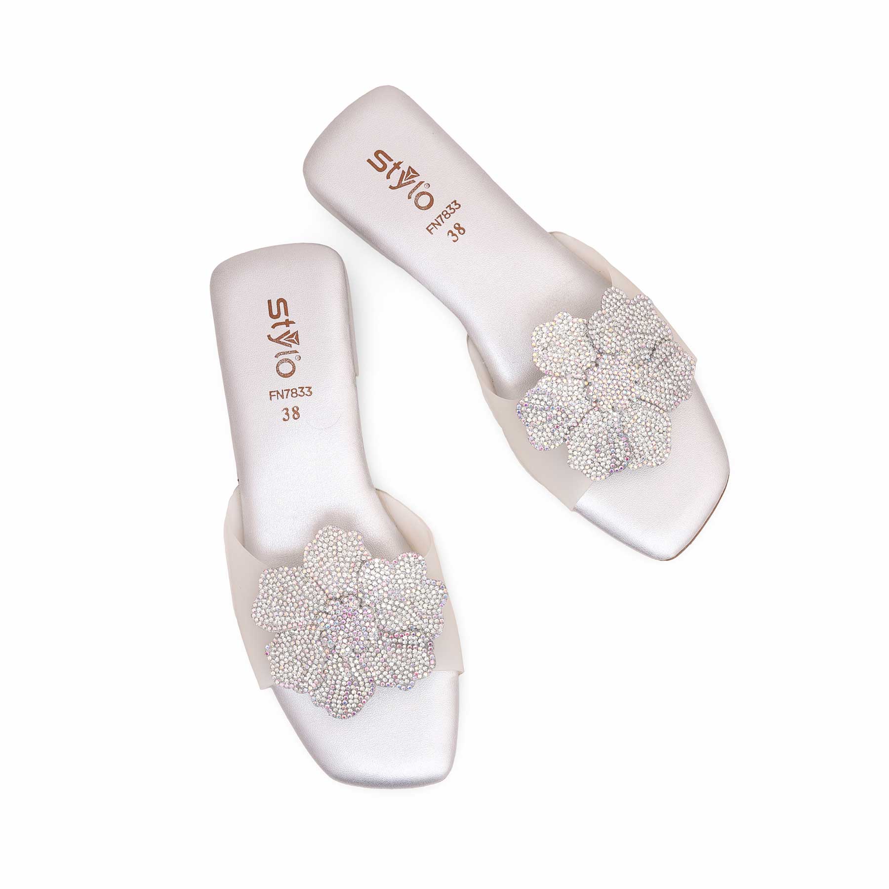 Silver Fancy Slipper FN7833 - Image 5