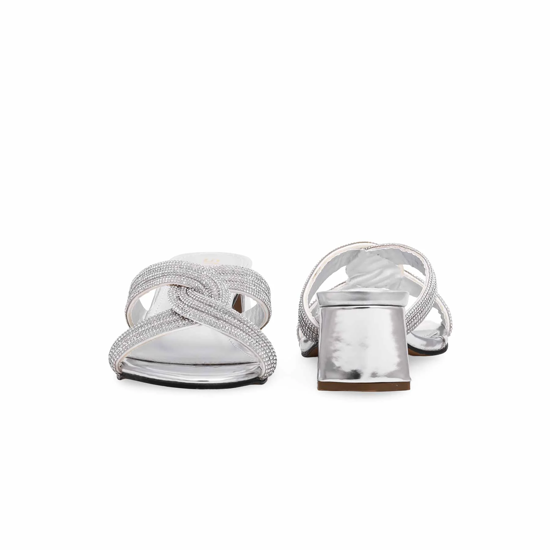Silver Fancy Slipper FN7849 - Image 3