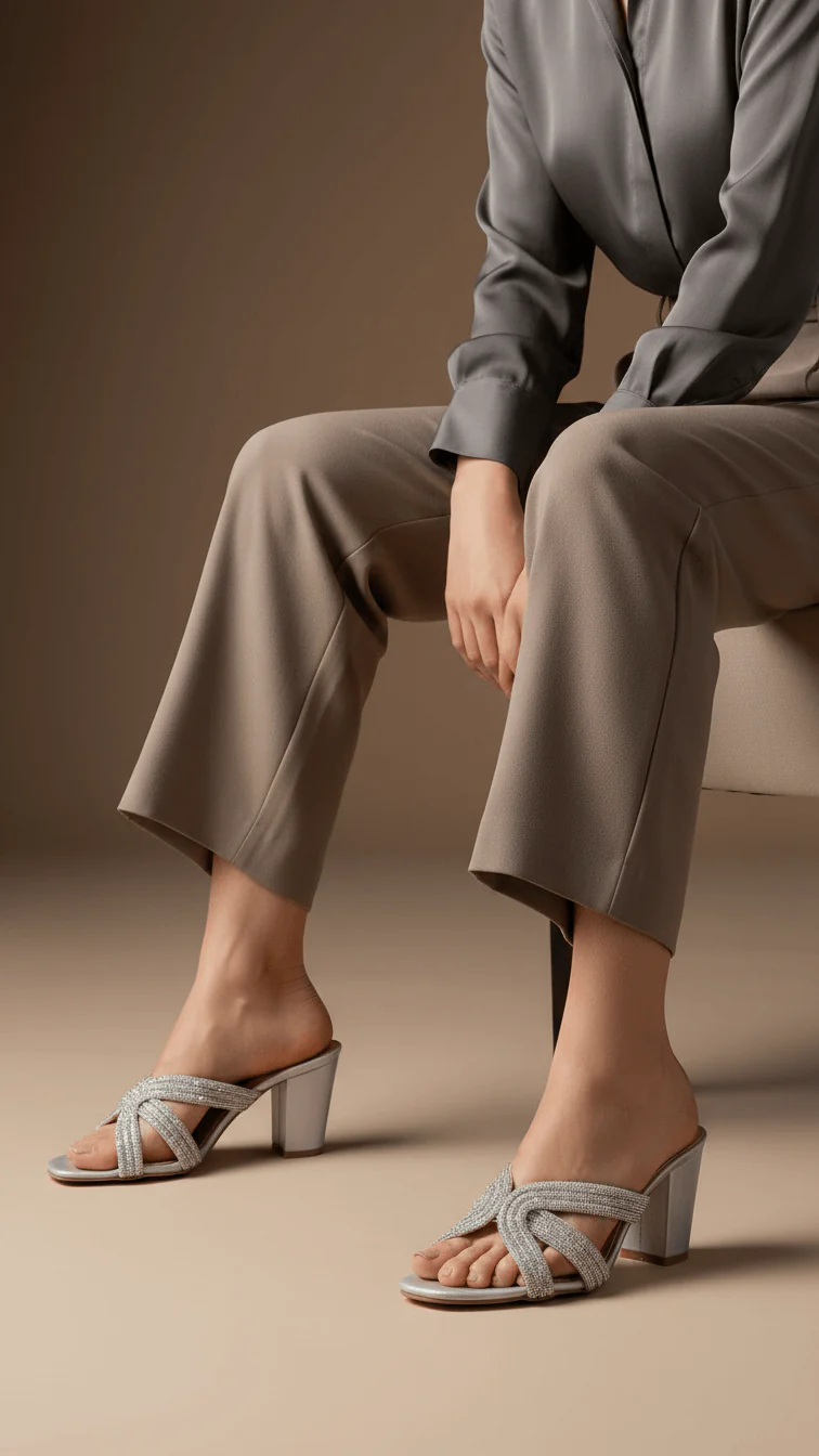 Silver Fancy Slipper FN7919