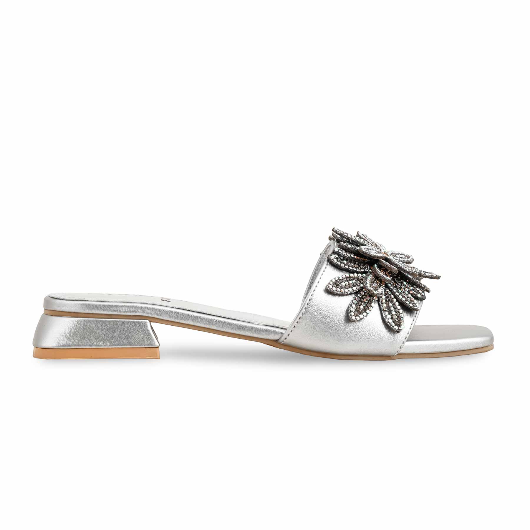 Silver Fancy Slipper FN7945 - Image 2