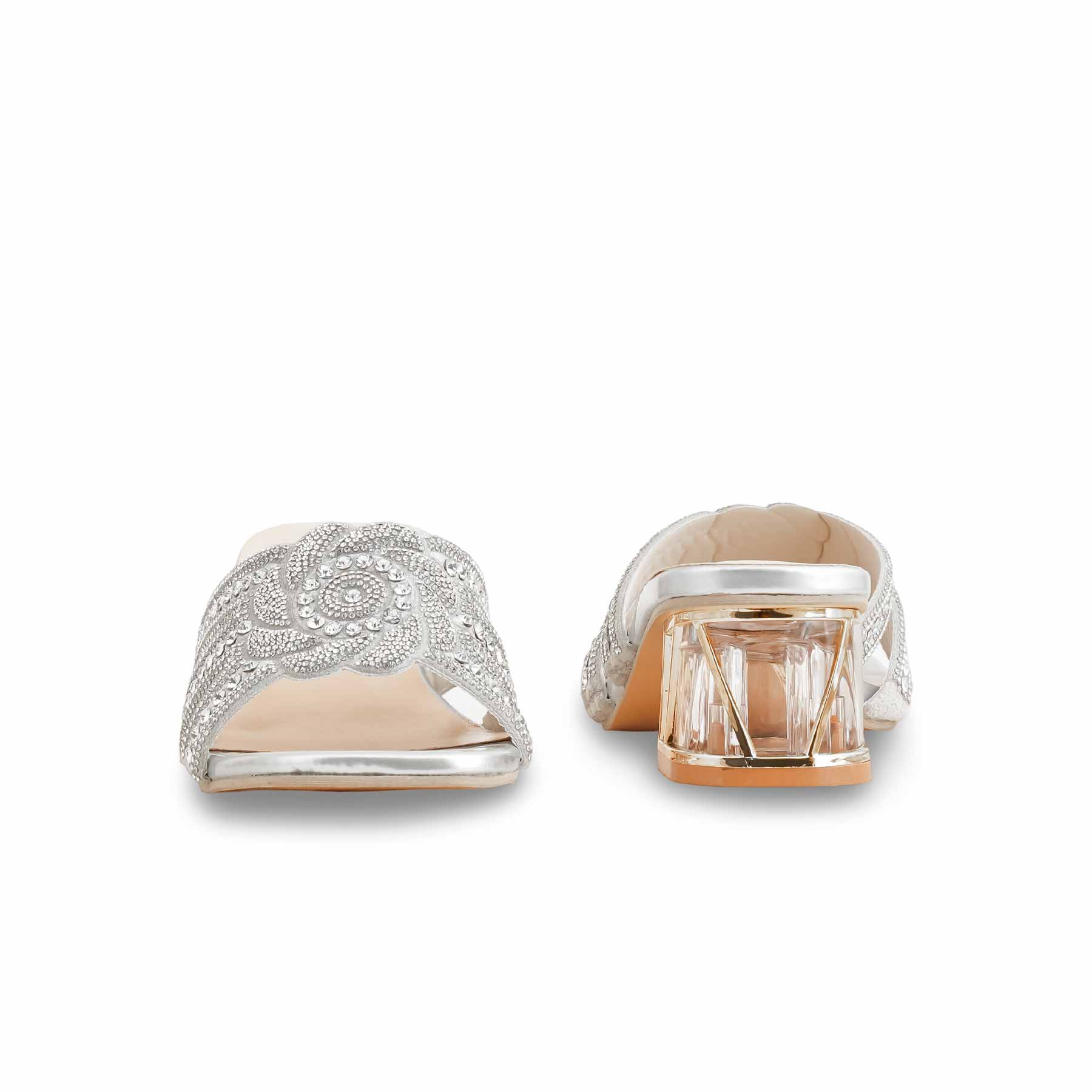 Silver Fancy Slipper FN7950 - Image 4