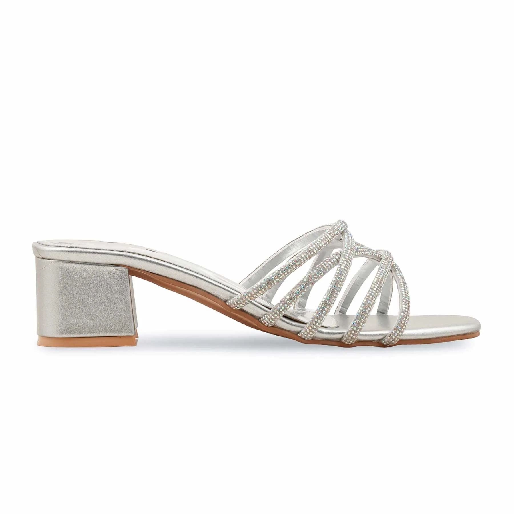 Silver Fancy Slipper FN7957 - Image 2