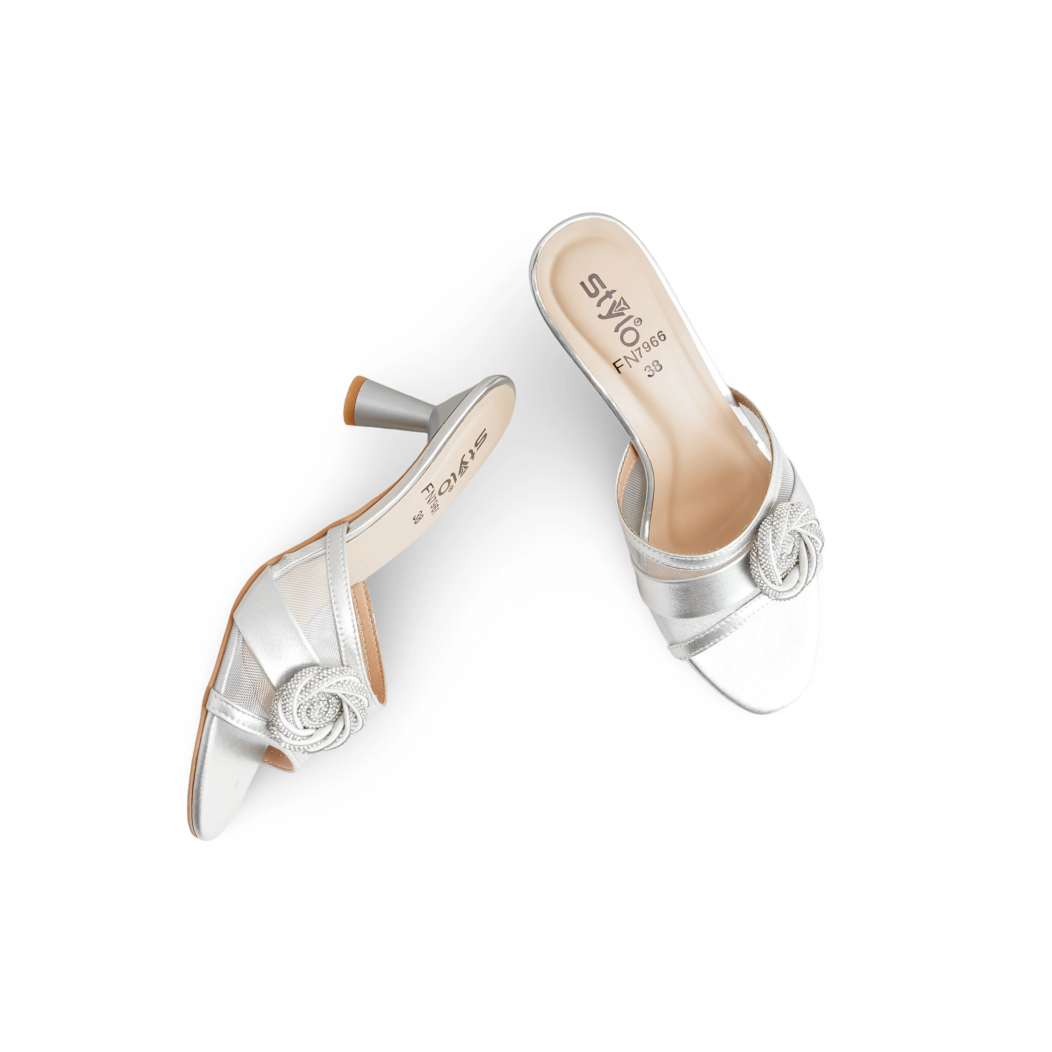 Silver Fancy Slipper FN7966 - Image 5