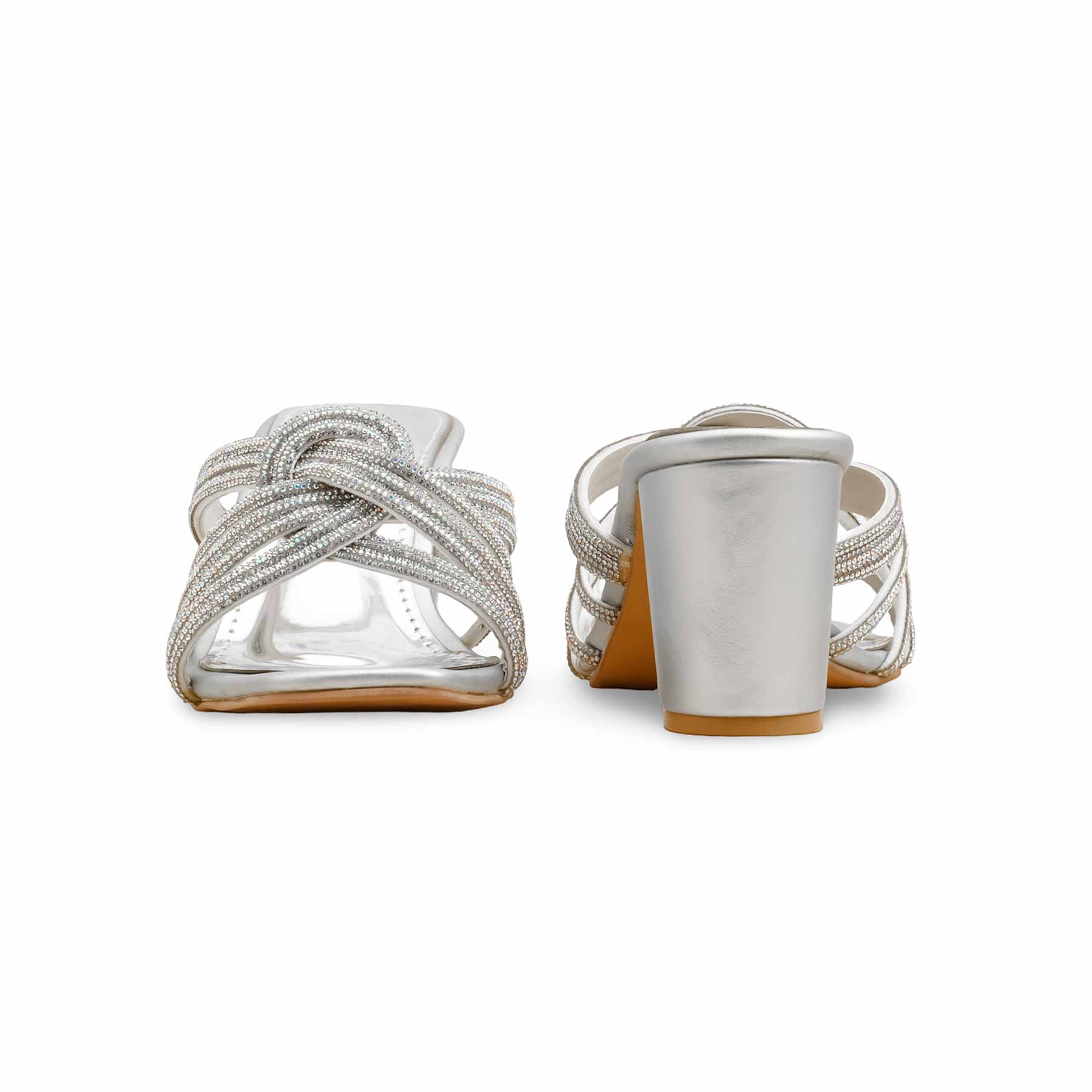 Silver Fancy Slipper FN7992 - Image 3
