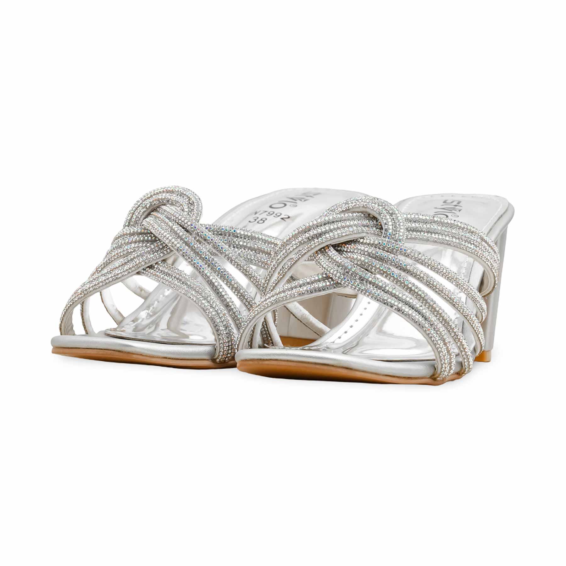 Silver Fancy Slipper FN7992 - Image 4