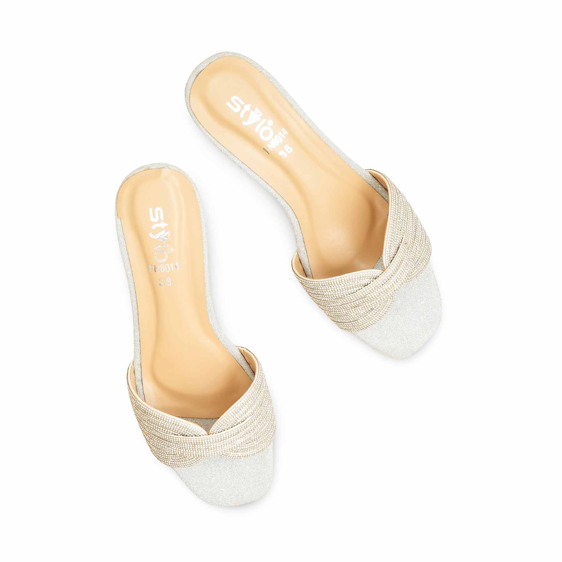 Silver Fancy Slipper FN8014 - Image 5