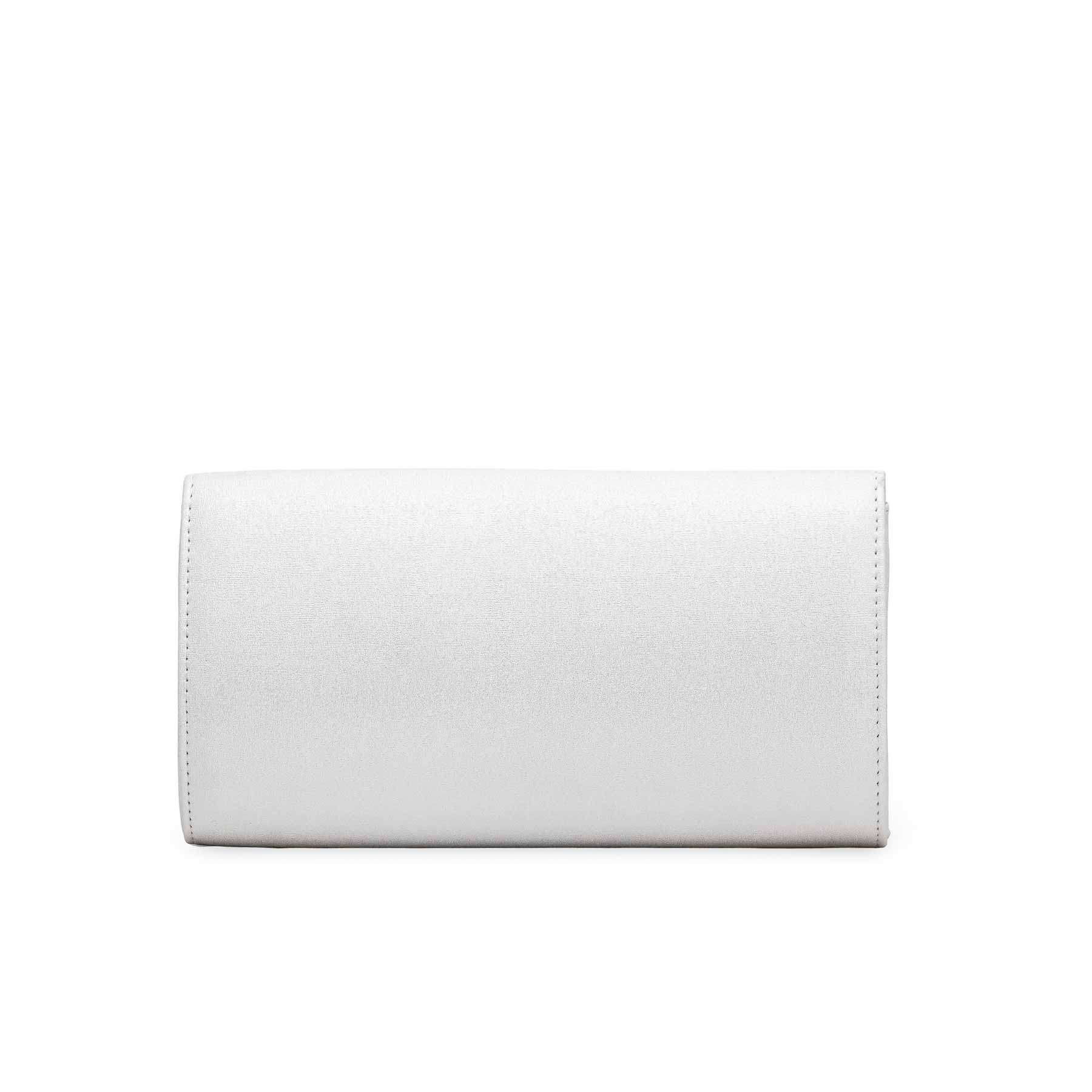 Silver Formal Clutch P15384 - Image 3