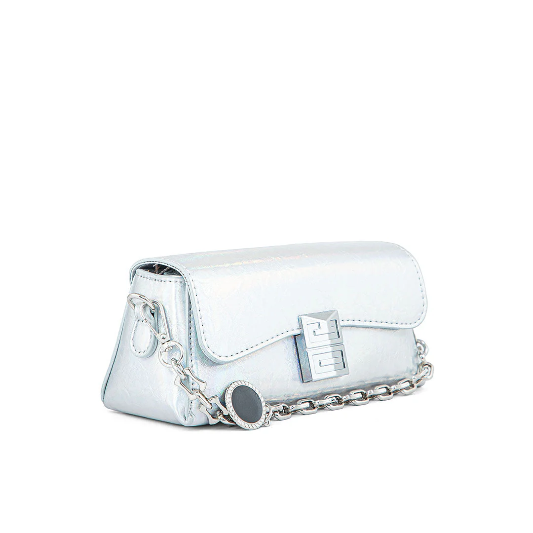 Silver Formal Clutch P24106 - Image 3