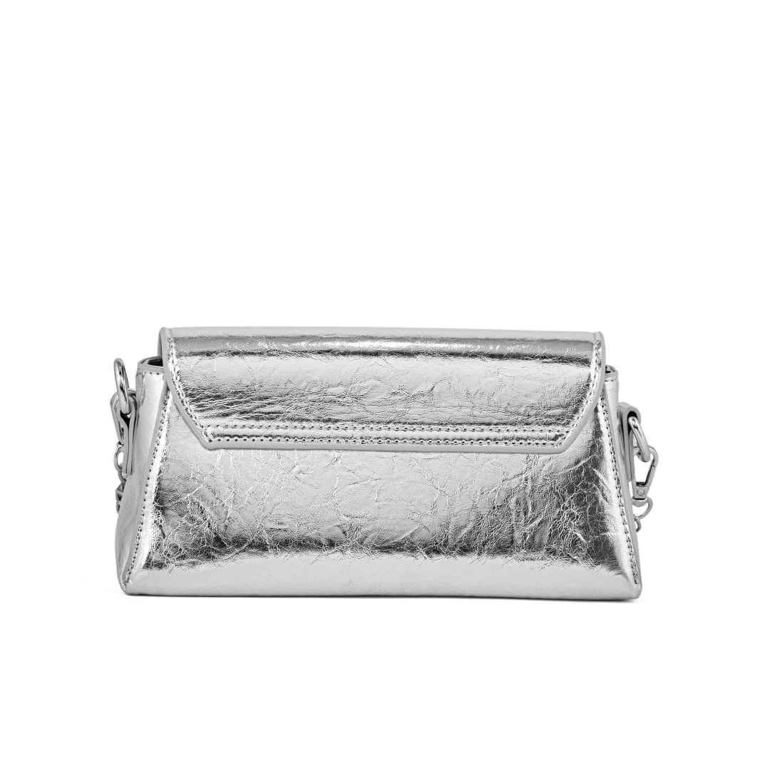 Silver Formal Clutch P24111 - Image 4