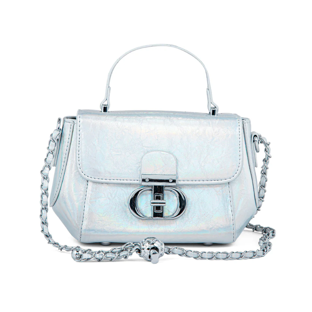 Silver Formal Clutch P24112 - Image 2