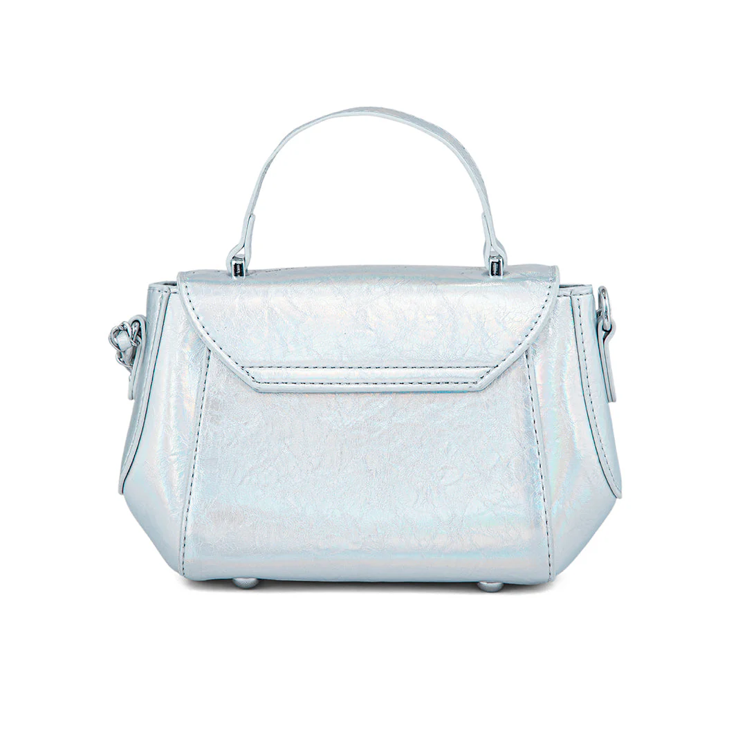 Silver Formal Clutch P24112 - Image 4