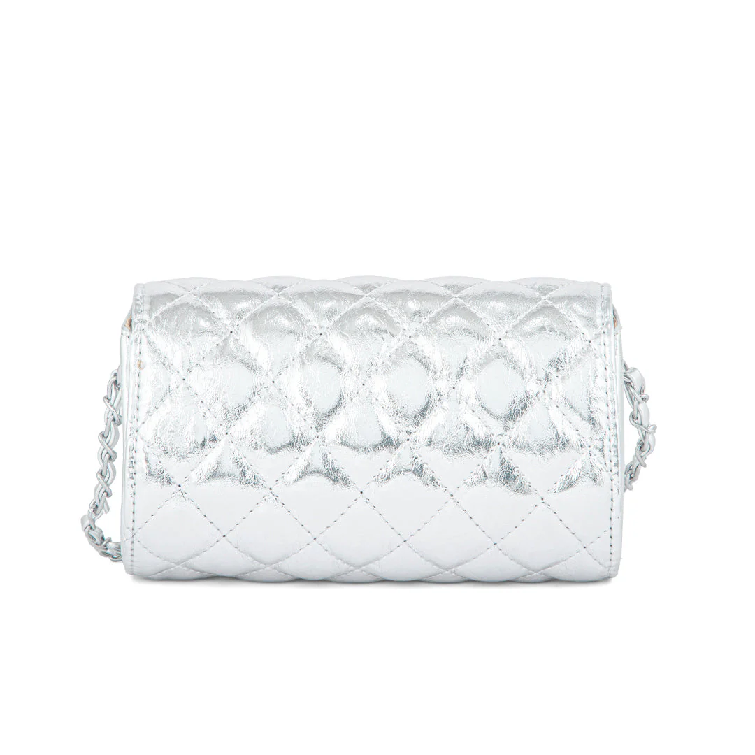 Silver Formal Clutch P24114 - Image 3