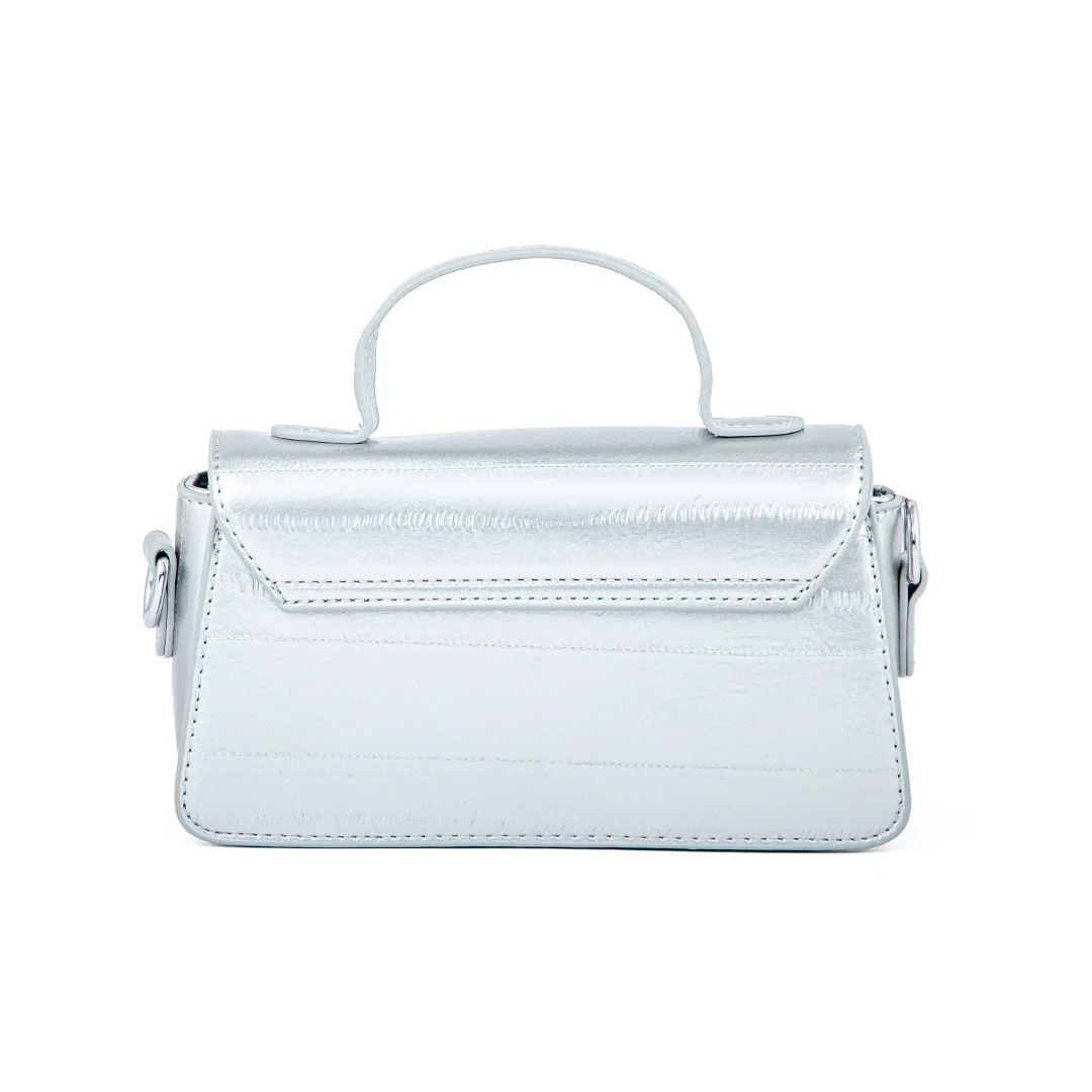 Silver Formal Clutch P24117 - Image 3