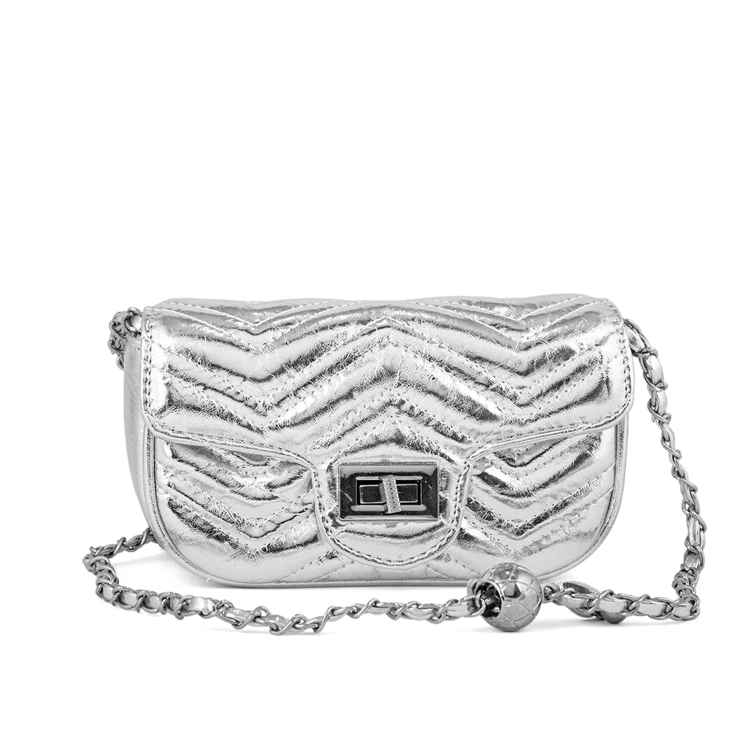 Silver Formal Clutch P24119 - Image 2