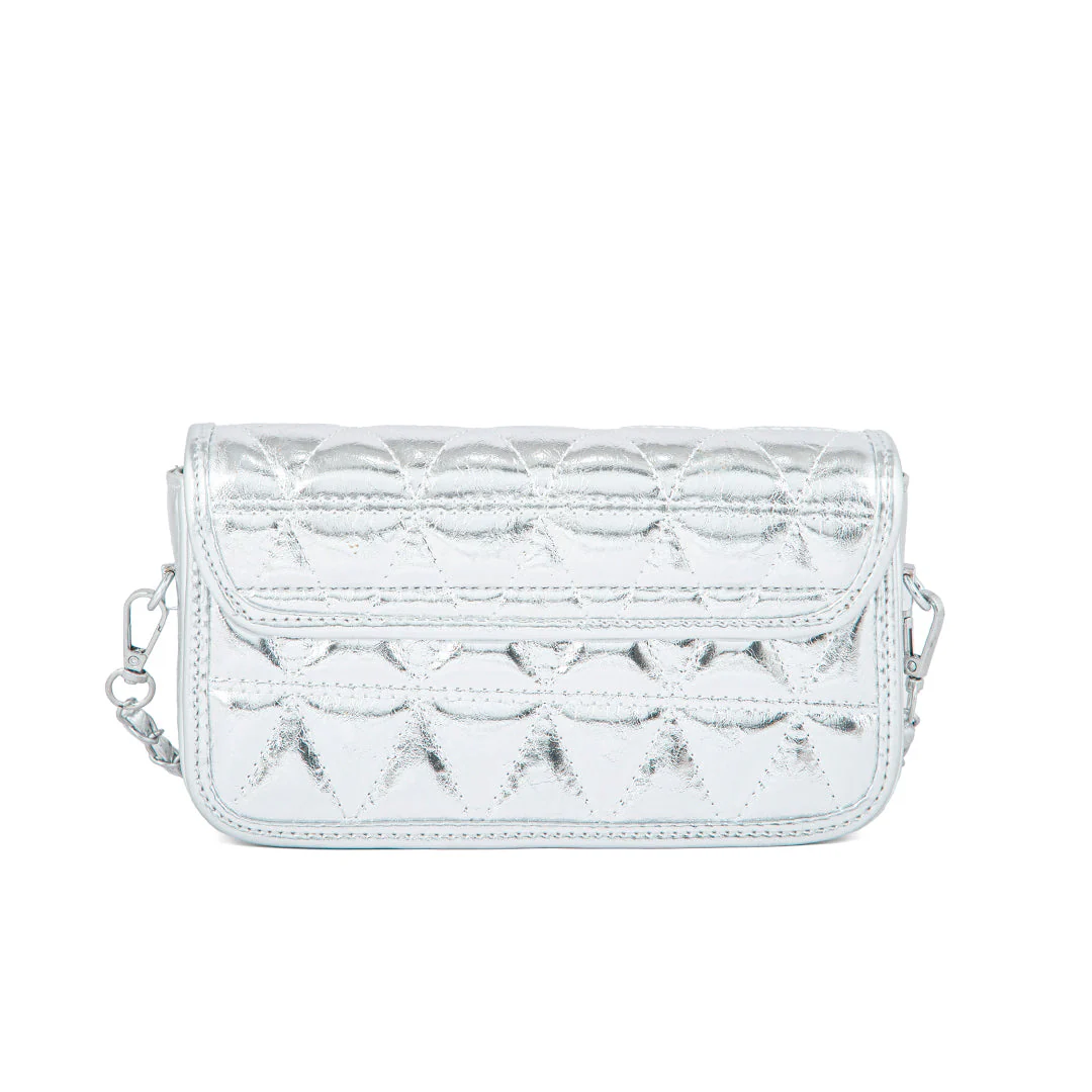 Silver Formal Clutch P24121 - Image 4