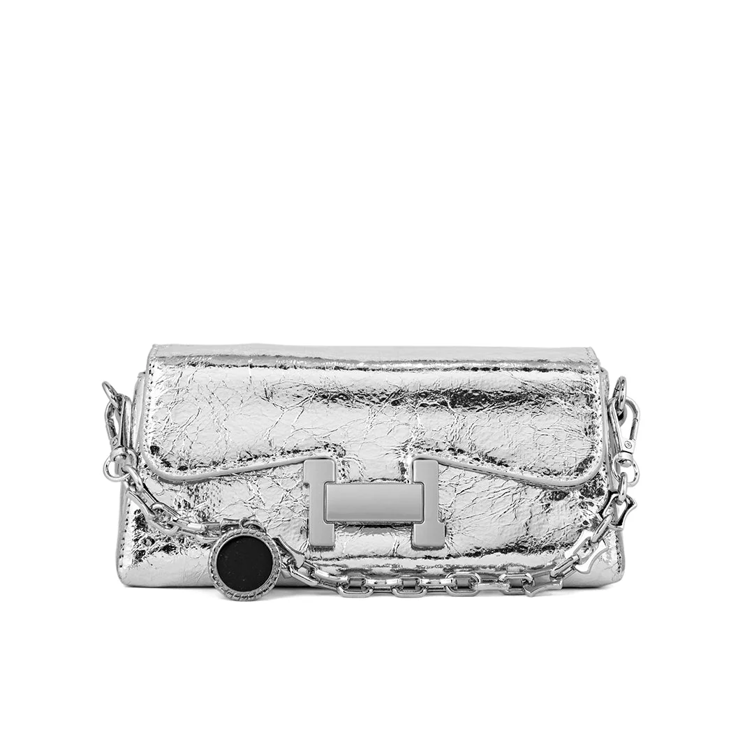 Silver Formal Clutch P24126 - Image 2