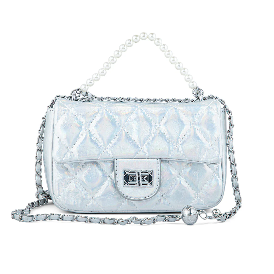 Silver Formal Clutch P24128 - Image 2