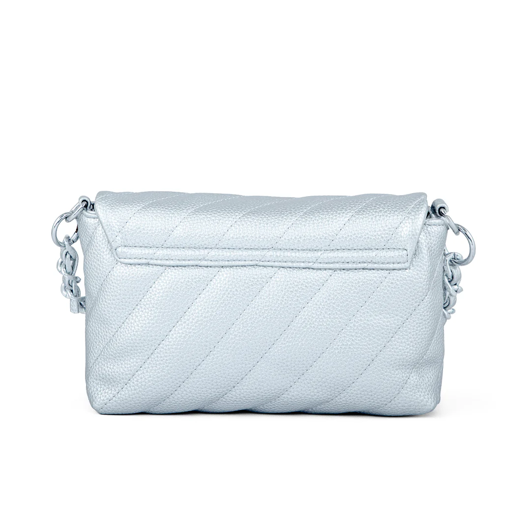 Silver Formal Clutch P24132 - Image 3