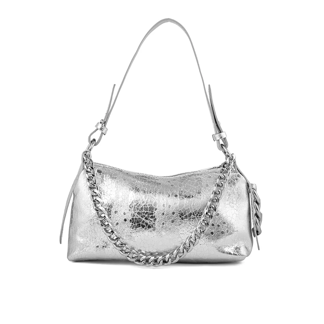 Silver Formal Clutch P24135 - Image 2