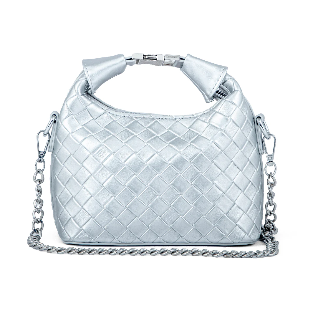 Silver Formal Clutch P24139 - Image 4