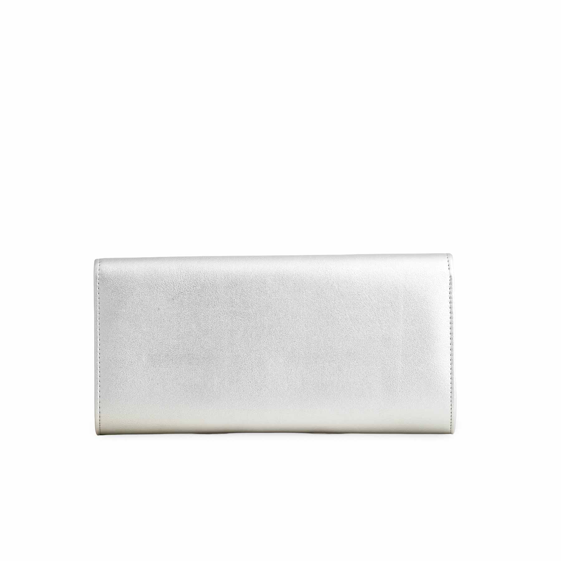 Silver Formal Clutch P24217 - Image 3