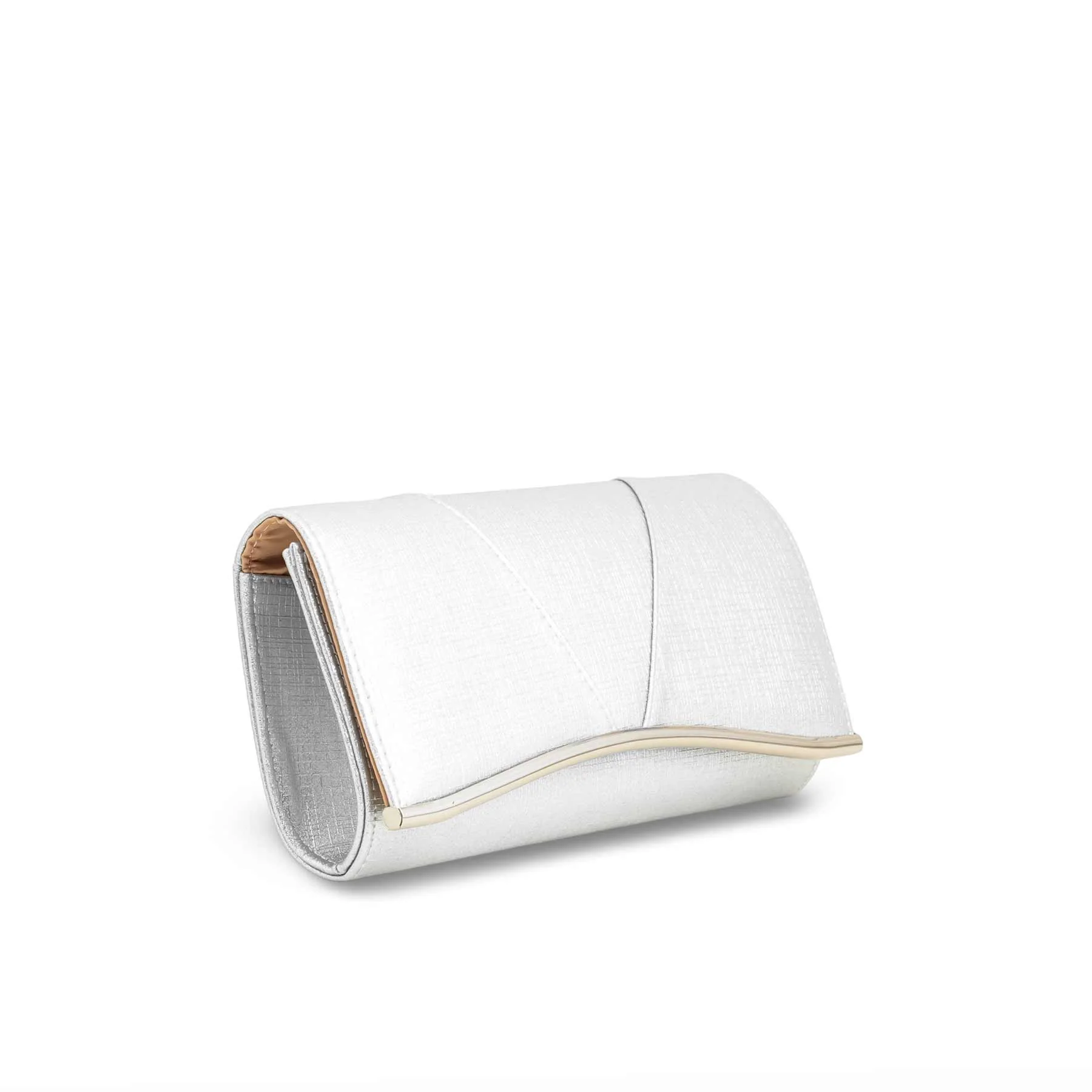 Silver Formal Clutch P24220 - Image 3