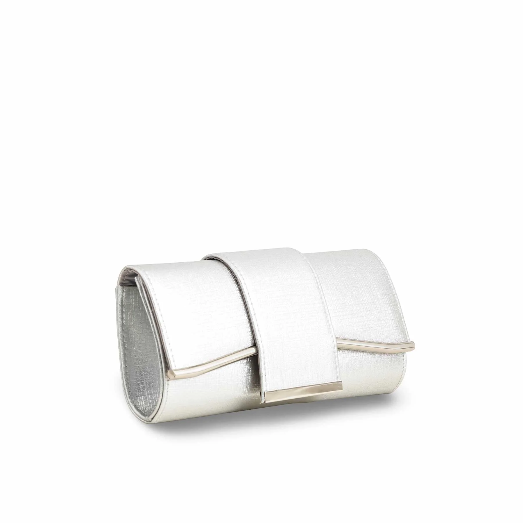 Silver Formal Clutch P24221 - Image 2