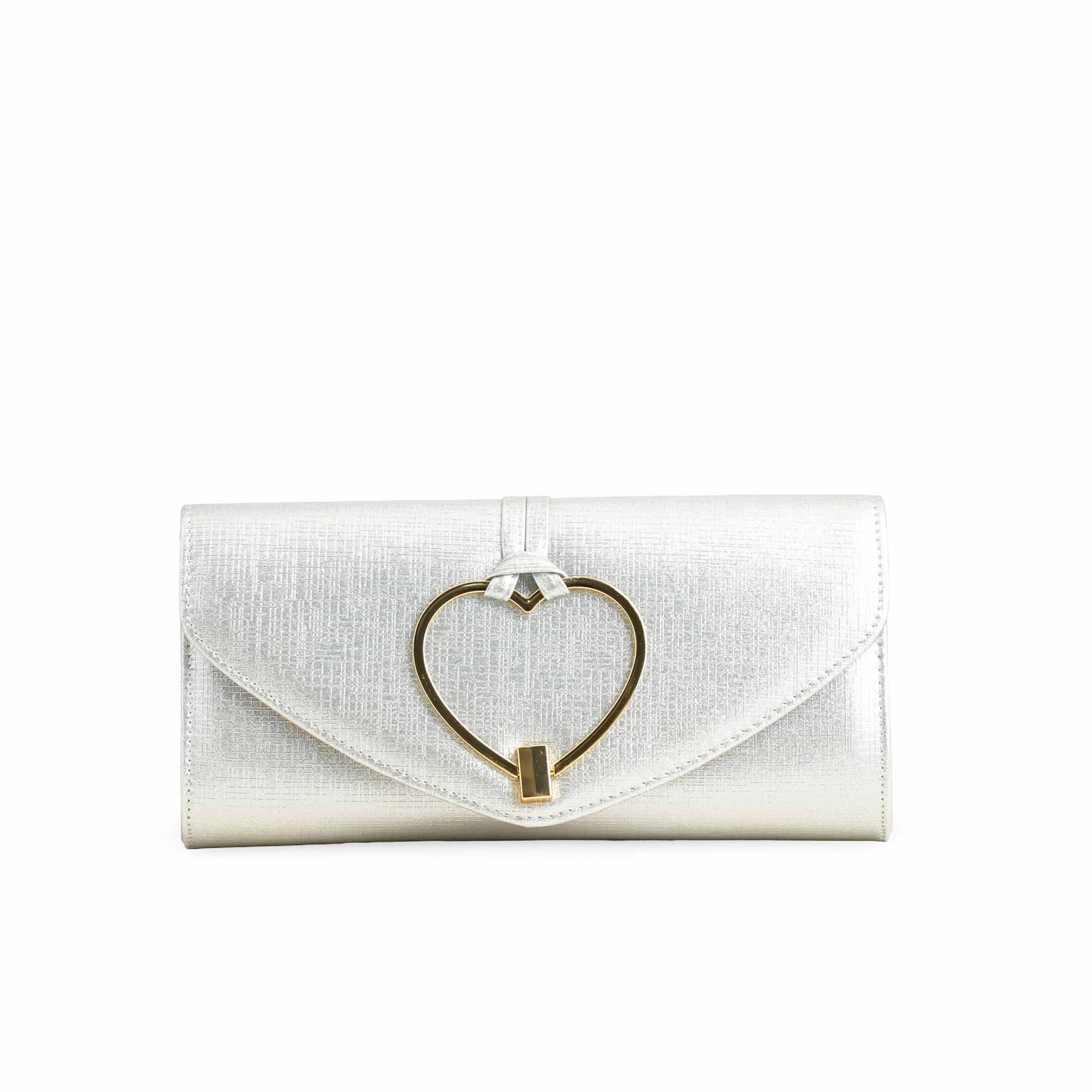 Silver Formal Clutch P24223 - Image 2
